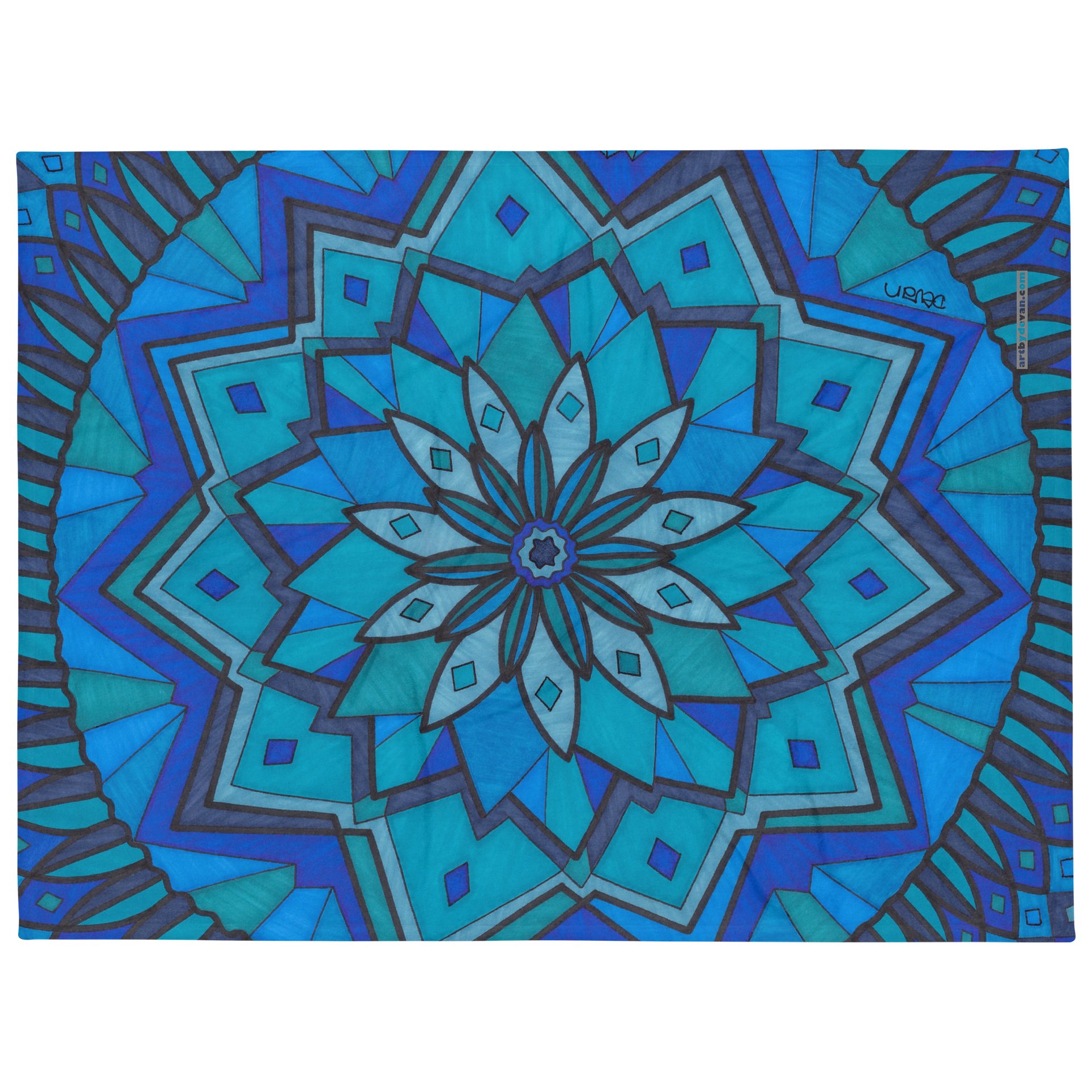 Blue Mandala Blanket product image (2)