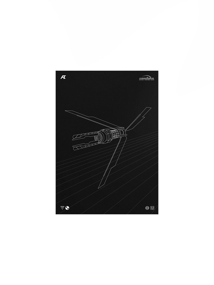Harvester Pylon "Blackprint Sketch" Poster product image (1)