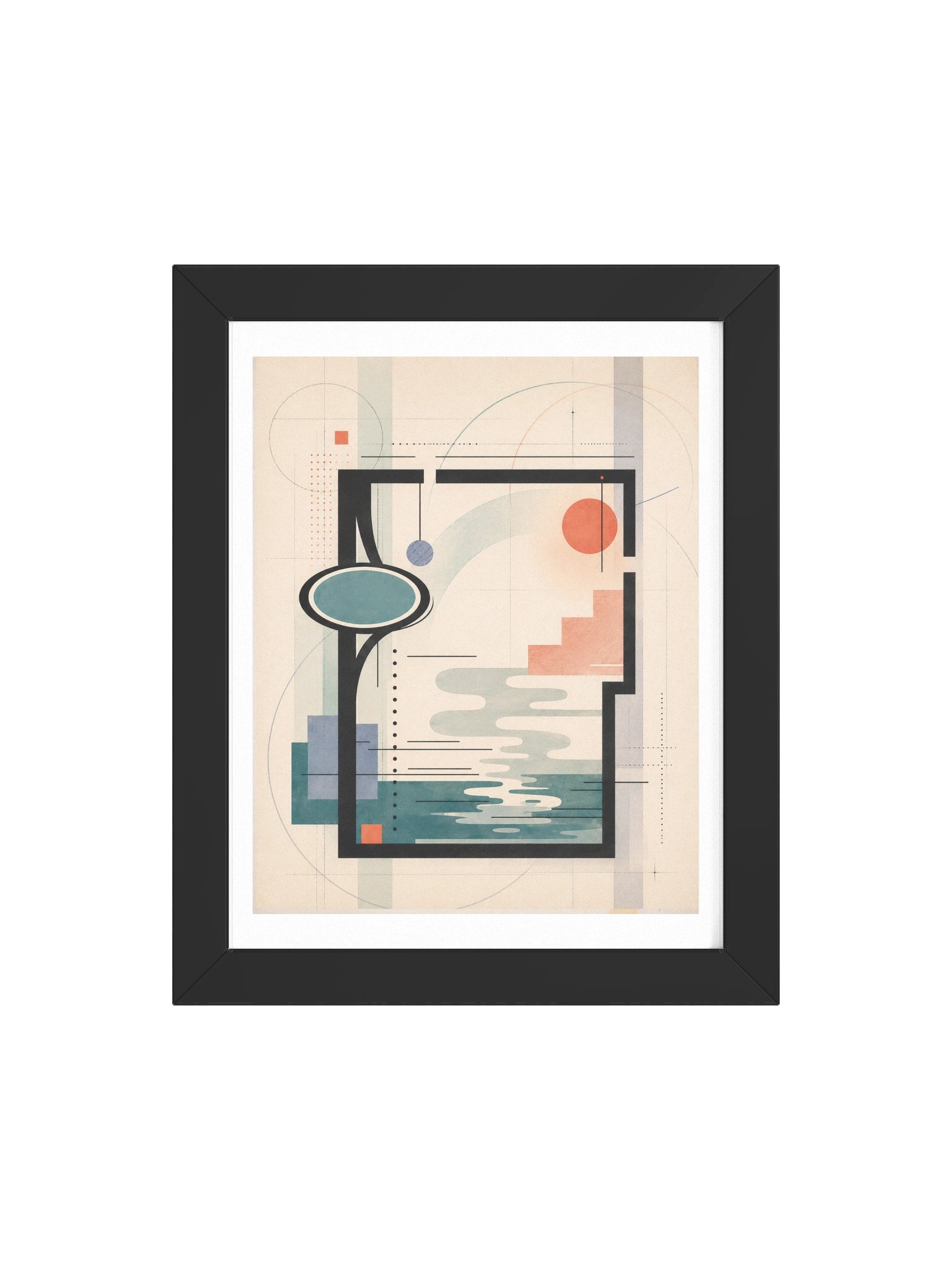 Peripheral Infrastructure / 02 -- Framed Matte Poster product image (4)