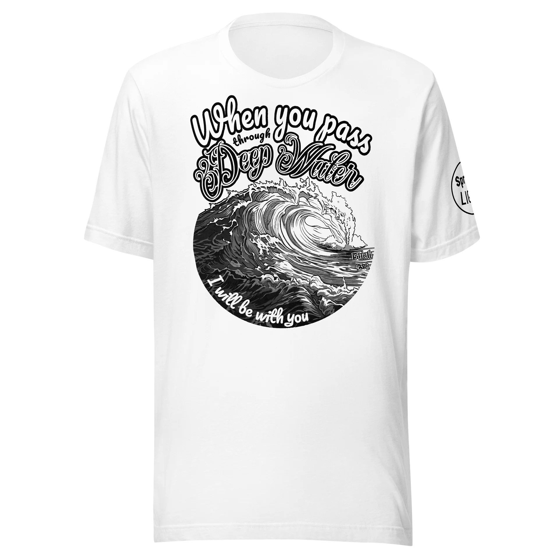 T-shirt Jesus deep water product image (10)