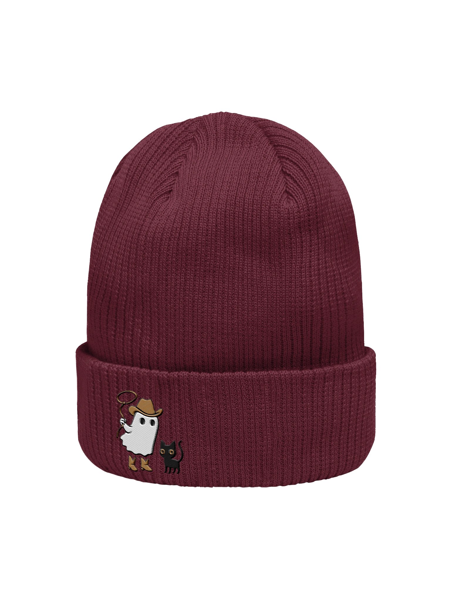 Spectral Ghost Cowboy Embroidered Beanie product image (20)