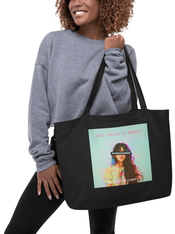 "This System is Broken" Wide Tote product image (7)