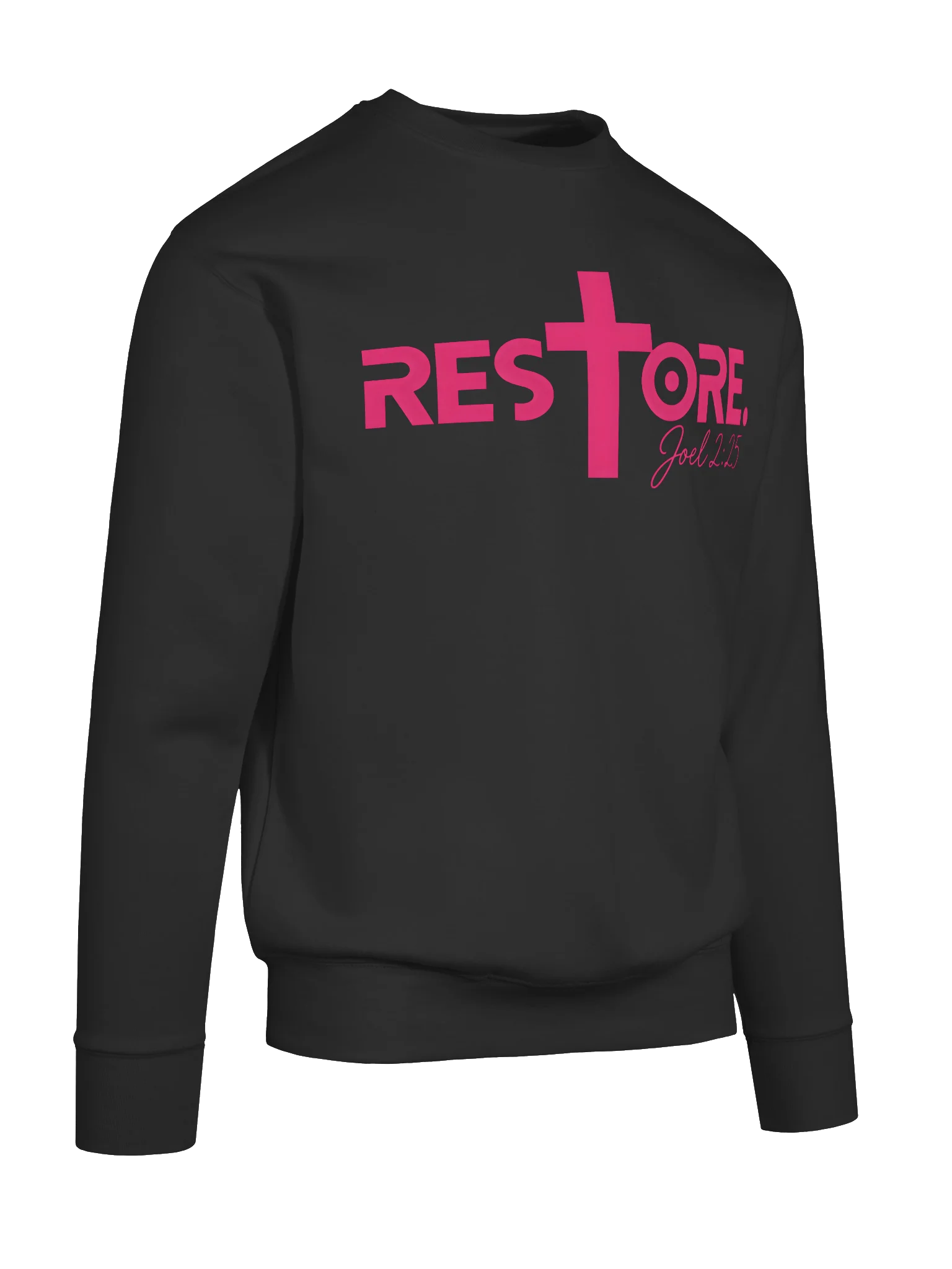 RESTORE. Men's Breast Cancer Awareness Sweatshirt— Faith • Strength • Restoration product image (58)
