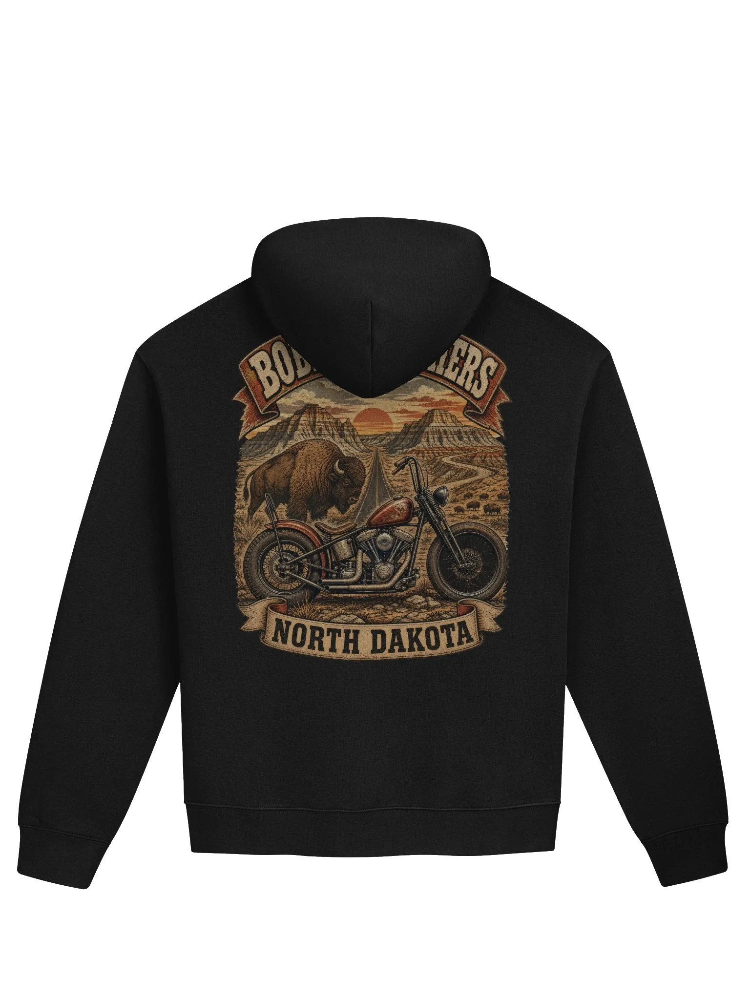 Bobber Brothers - North Dakota Hoodie