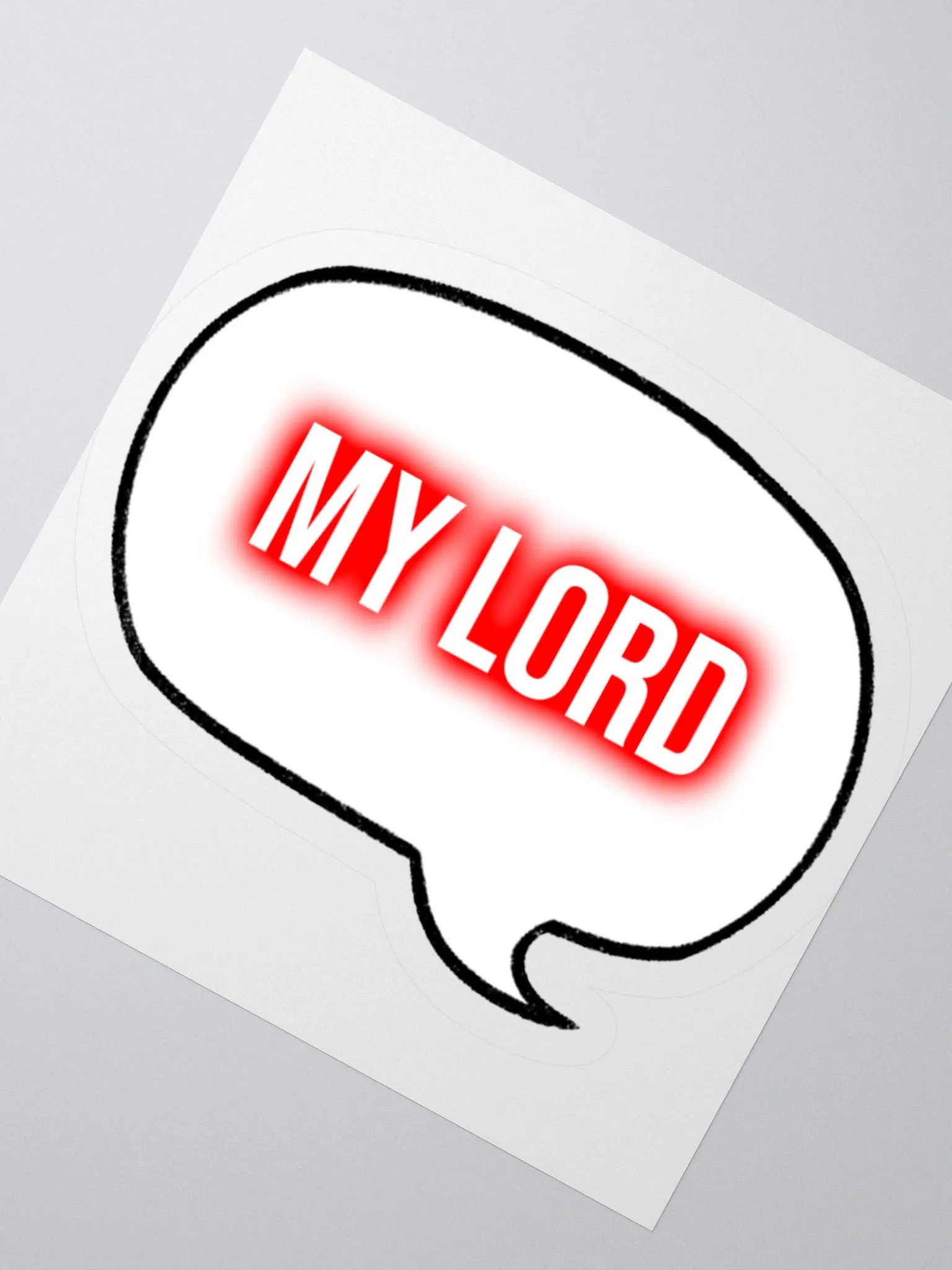 M'Lord Sticker - Red product image (4)