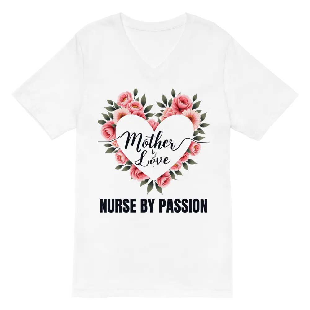 Mother by Love Nurse by Passion V-Neck Tee product image (2)