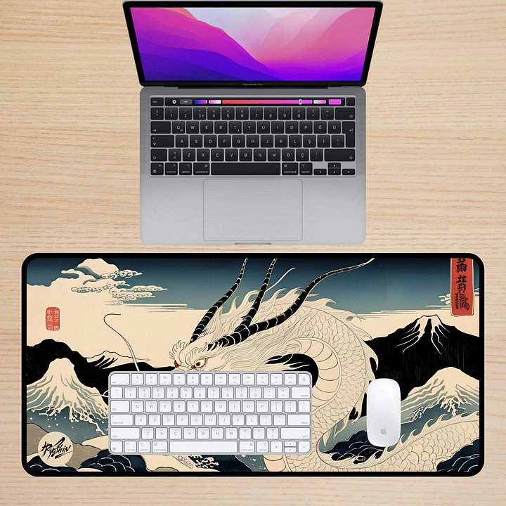Ryoshin - Pure Serenity (Junpaku no Seijaku), Ancient Ryū Collection, Desk Mat product image (2)