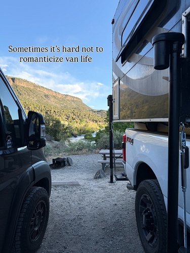 Sometimes it’s hard not to romanticize van life… 🚐➡️

#vanlife #truth #reality #camping #newmexico
