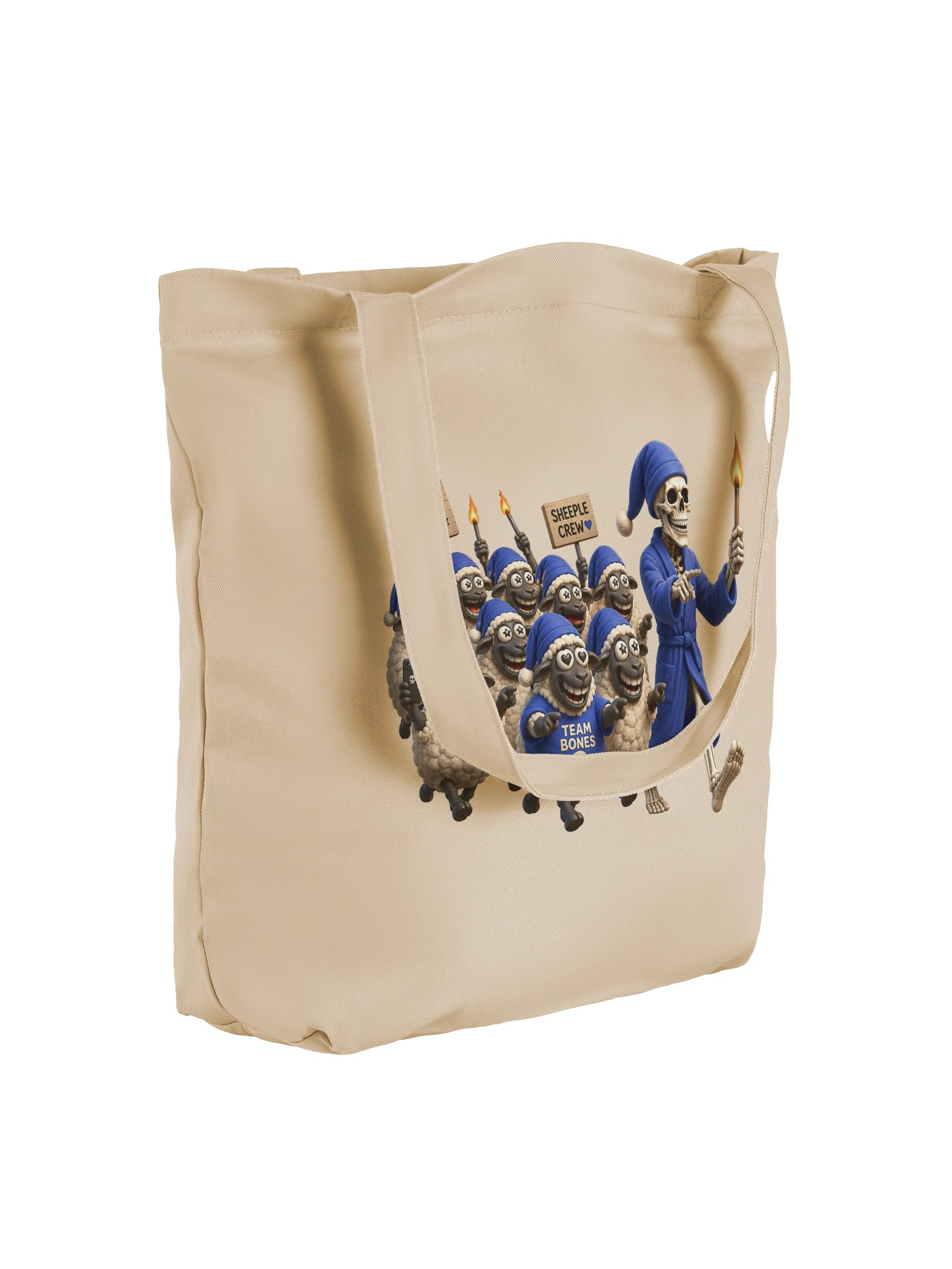 ''Sheeples Follow The Bones'' Econscious Organic Cotton Tote product image (3)