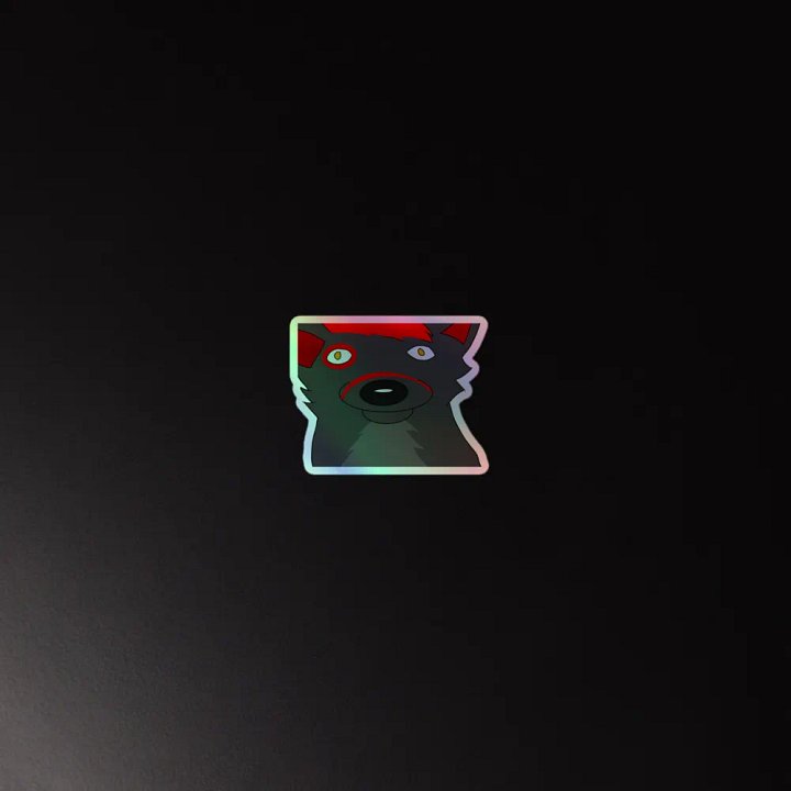 No Thoughts... Holographic Sticker product image (4)