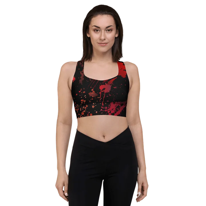Rogue Splatter Claw Longline Sports Bra product image (1)