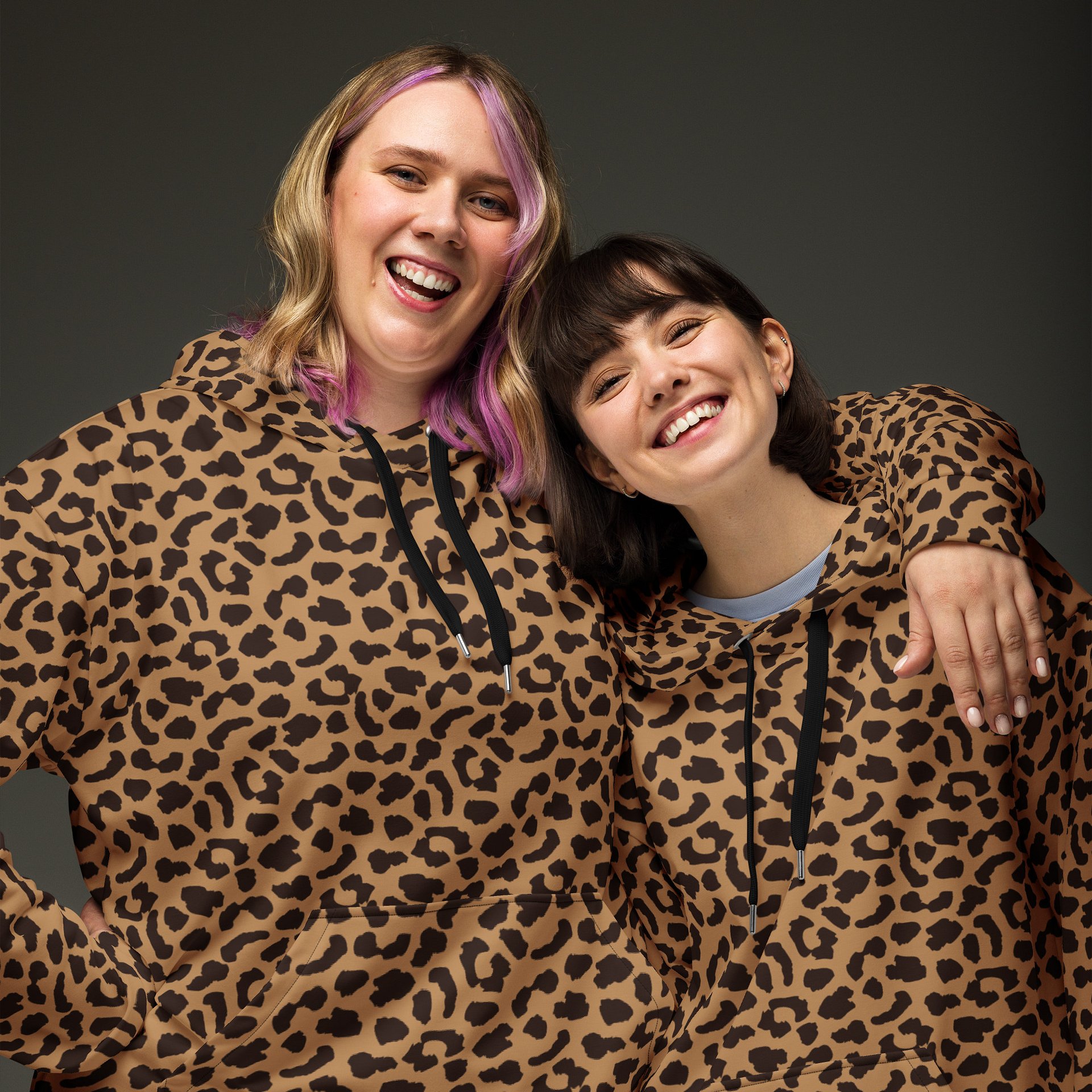 Bold Leopard Print Hoodie for Casual Streetwear product image (6)