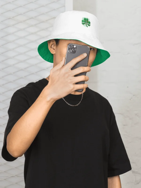 St Patrick's day dual Vibe Reversible Bucket Hat product image (4)