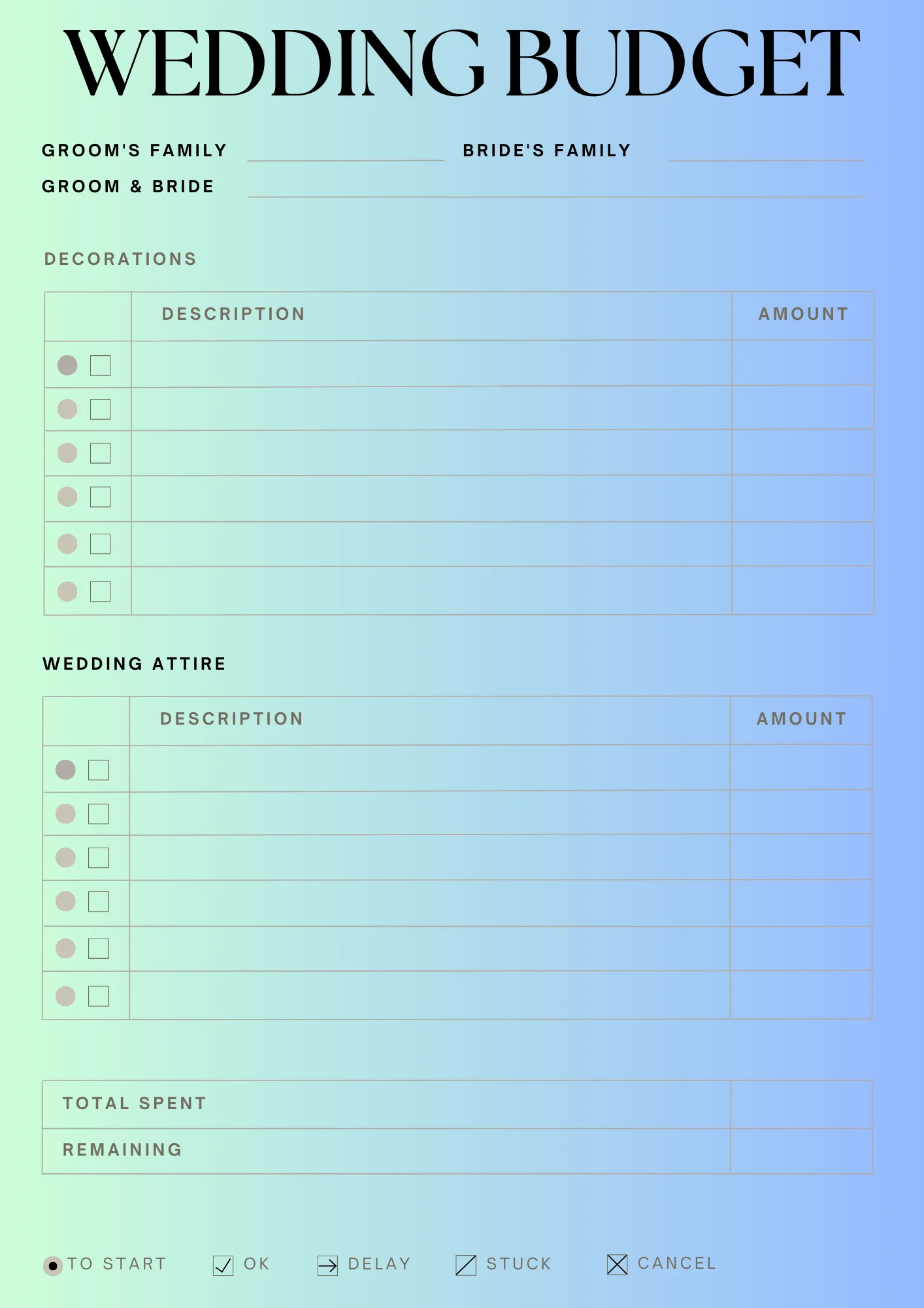 Wedding Budget Planner product image (2)