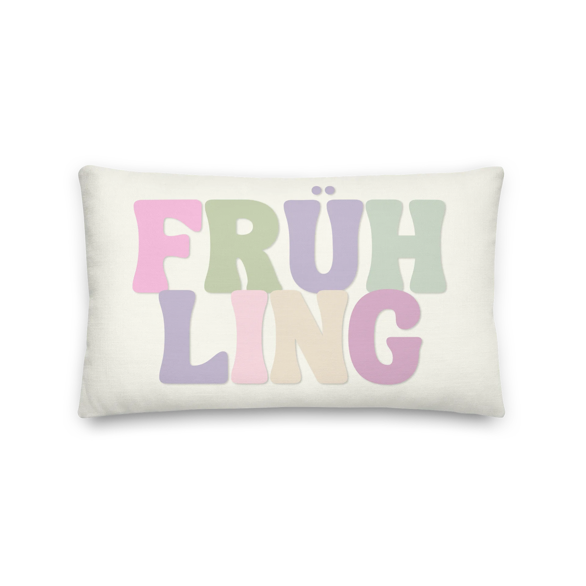SPRING FRÜHLING QUOTE THROW PILLOW PASTEL product image (2)