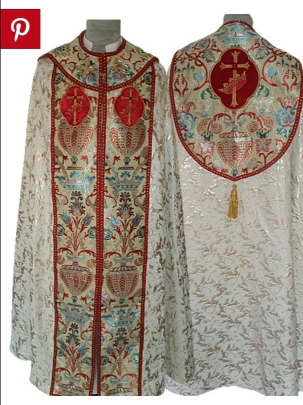 Bishop Vestments, Clerical Attire, Liturgical Garments, Ecclesiastical Robes, Sacred Vesture. product image (8)