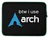 Laptop Sleeve with Arch Linux Slogan