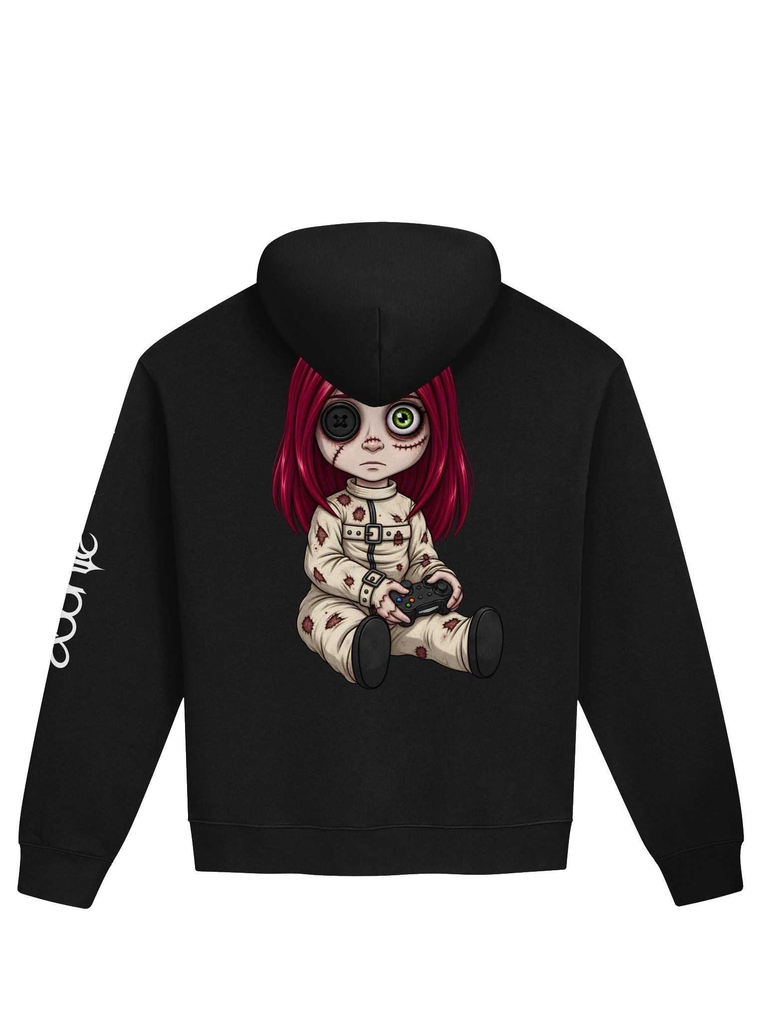 Creepy Gamer Doll – Unisex Hoodie product image (1)