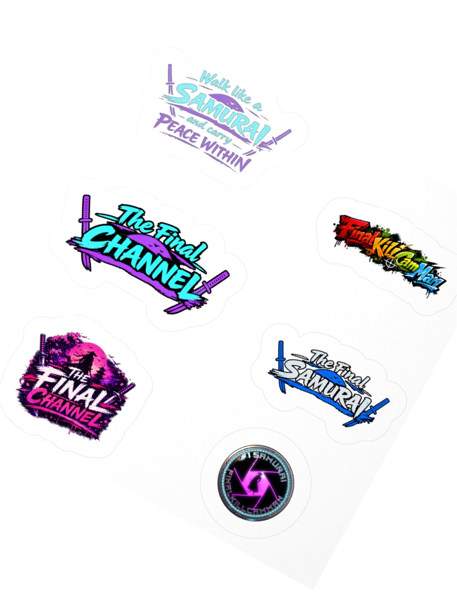 samurai stickers product image (8)