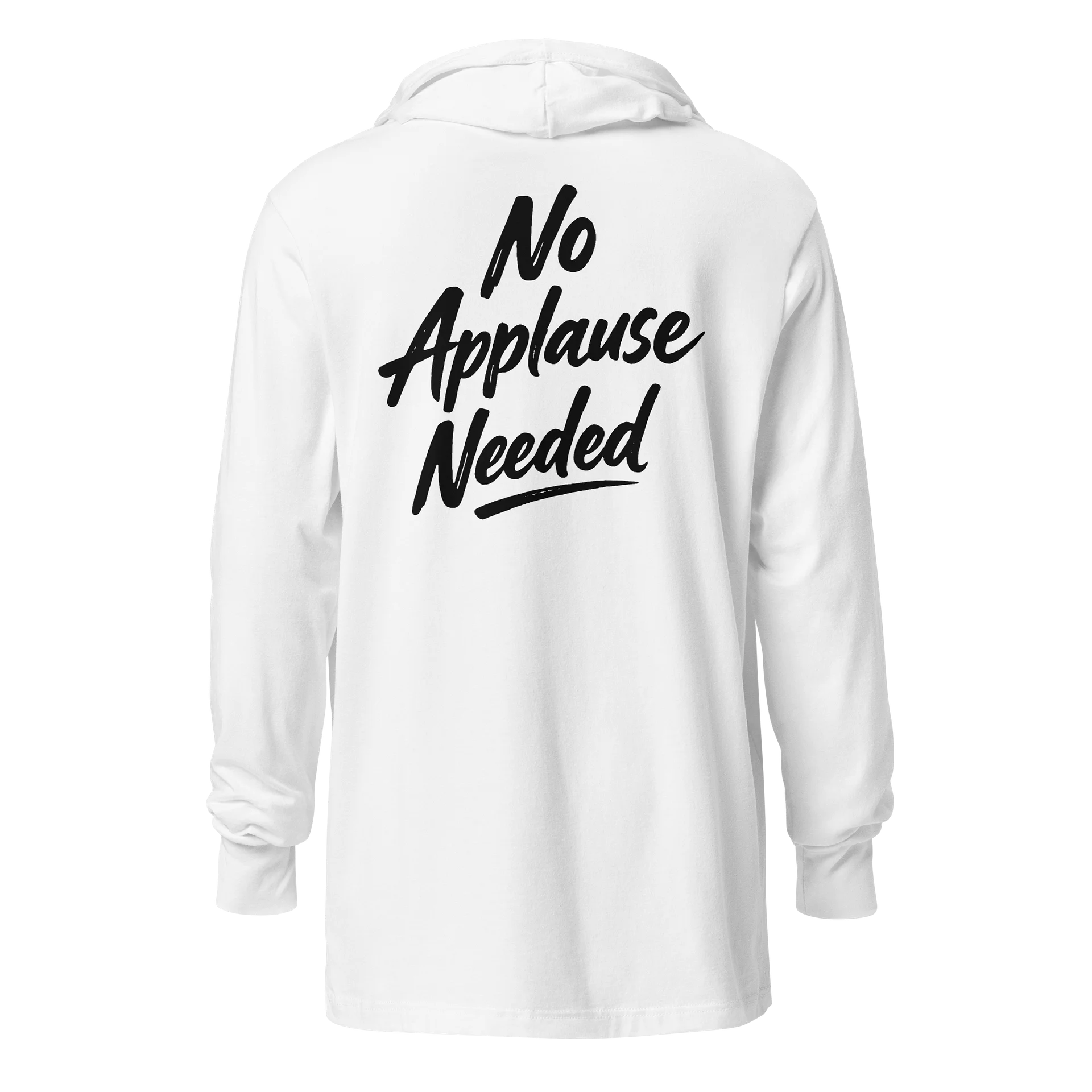 Quiet Wins. Loud Results. Hoodie | No Applause Needed Edition product image (4)
