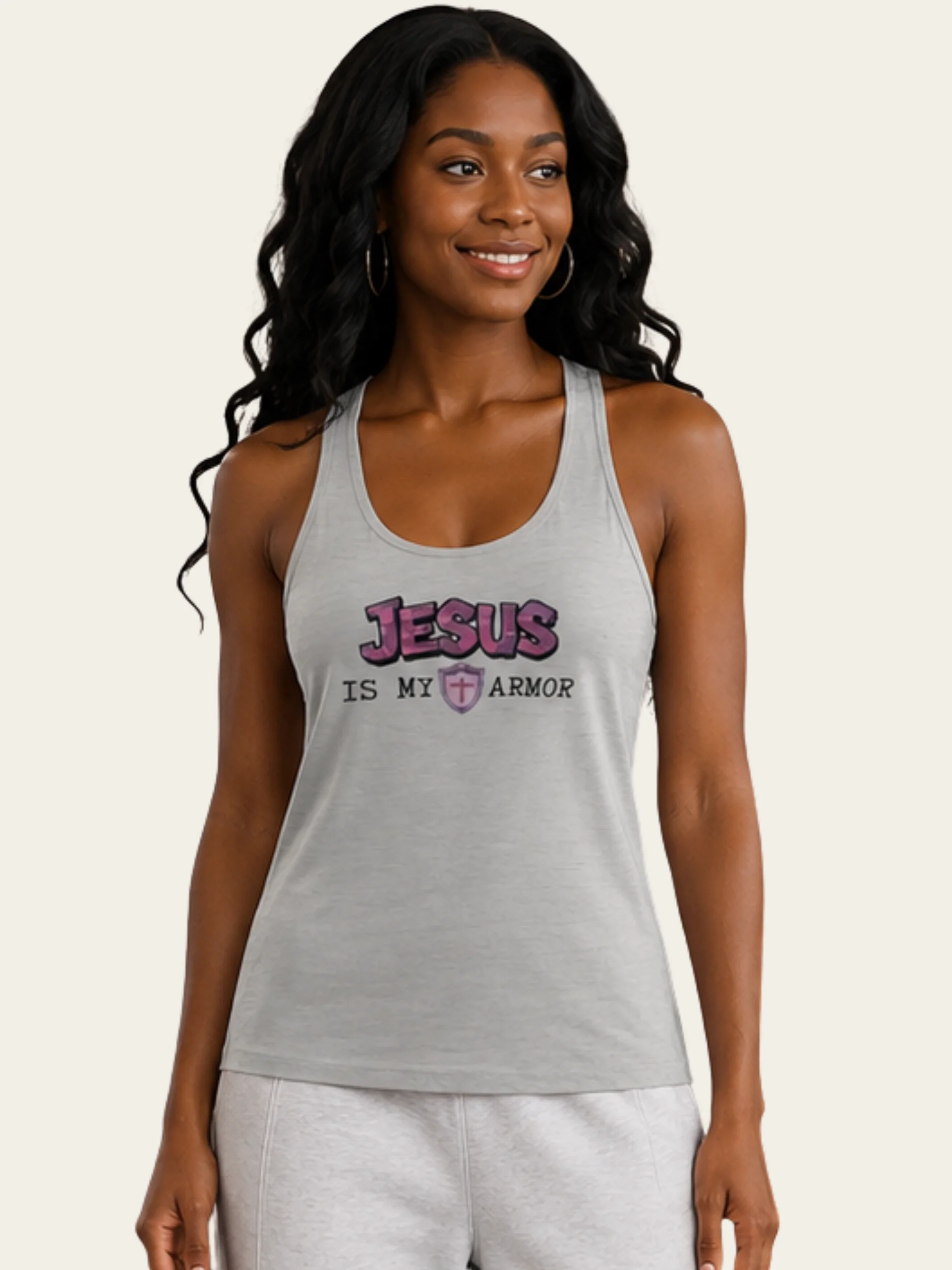 Jesus Is My Armor Premium Activewear Top product image (6)