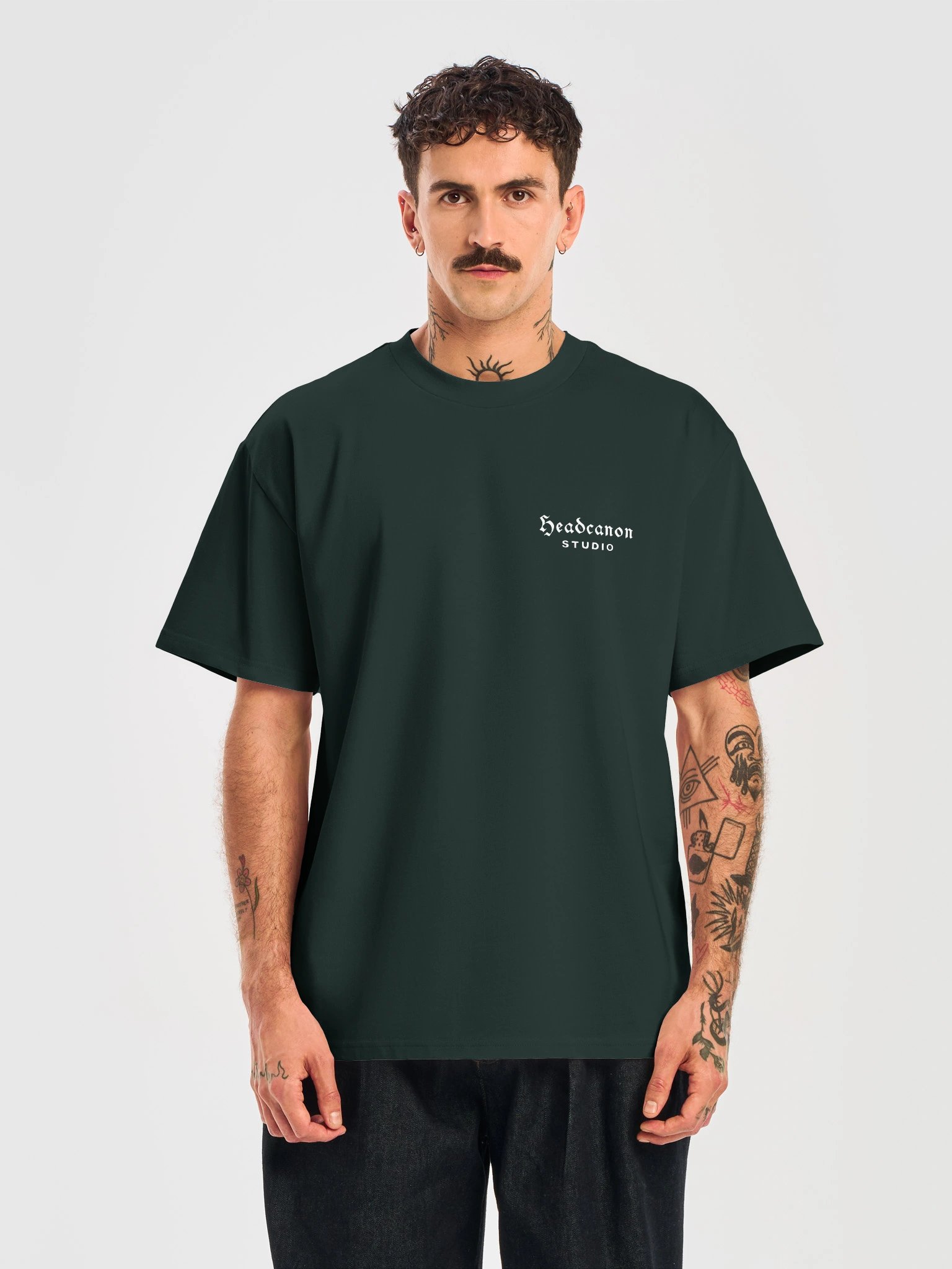 Headcanon Studio Logo Print Tee product image (12)