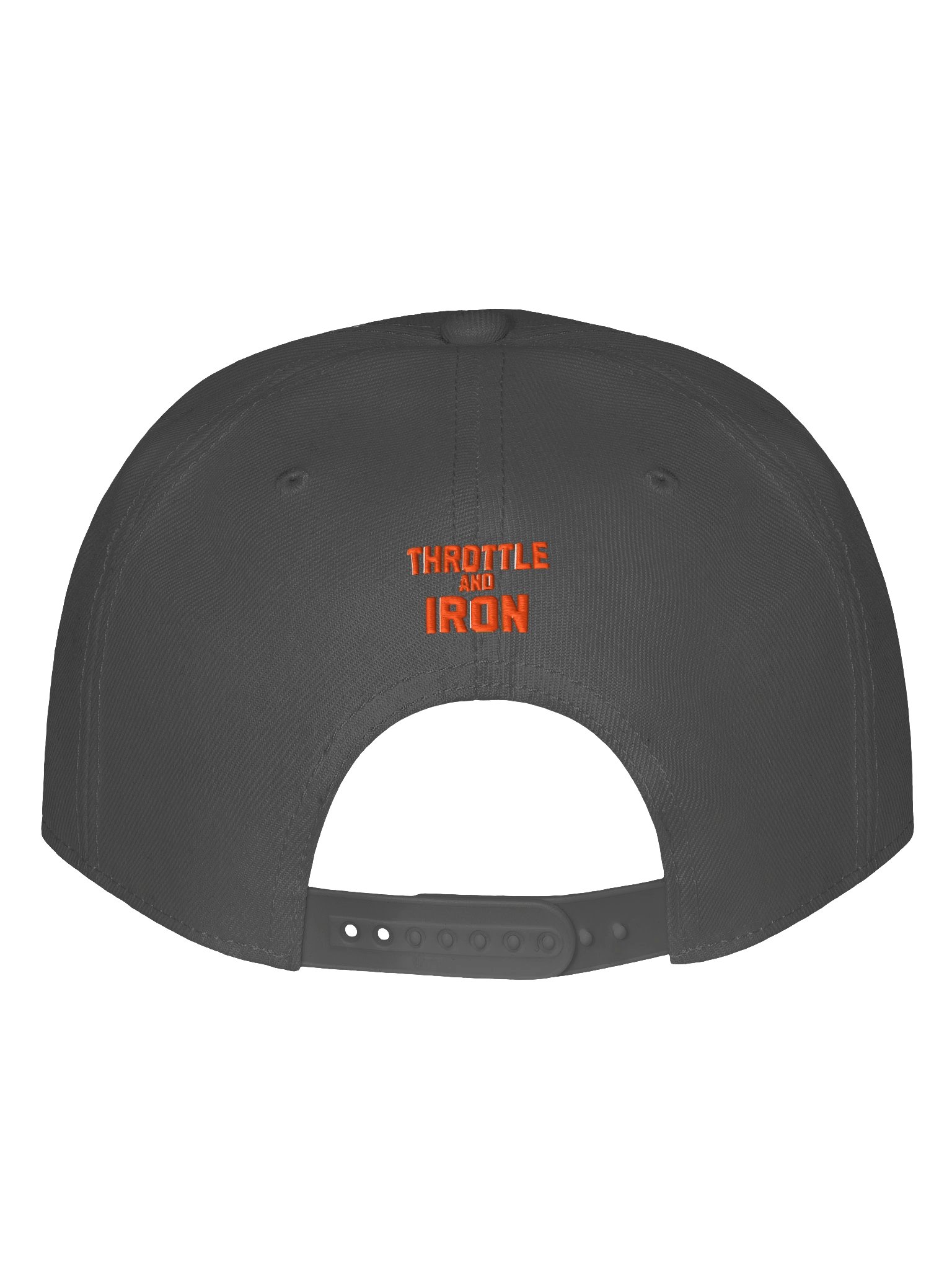 111 Club Throttle & Iron Snapback Cap — Orange Outline Edition product image (4)