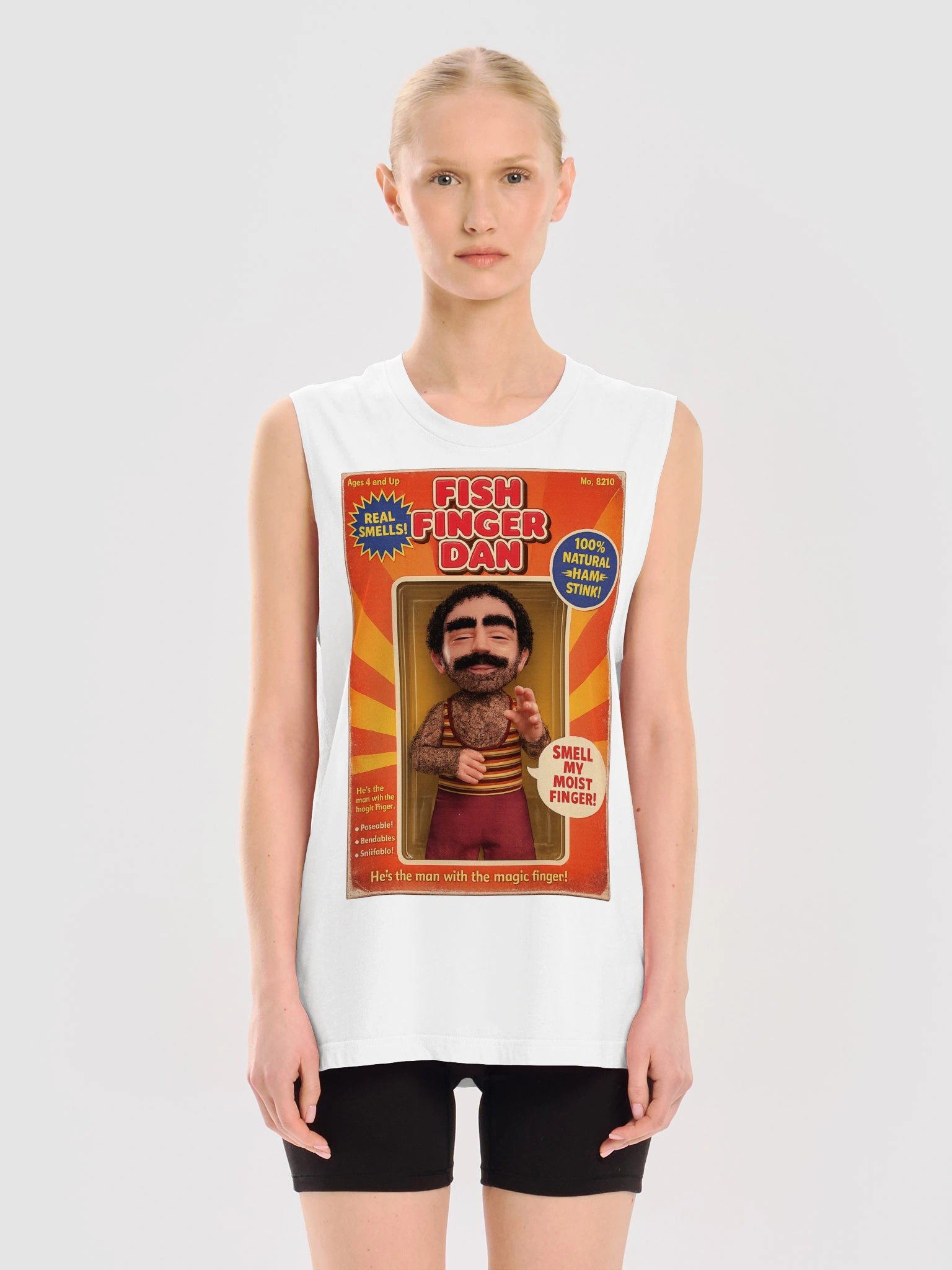 666 Toys | Fish Finger Dan | Bella+Canvas Unisex Muscle Tank product image (1)