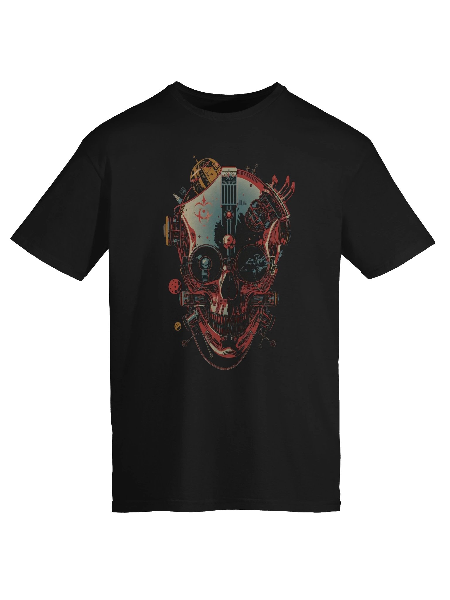 Cybernetic Skull Futurist T-Shirt product image (4)