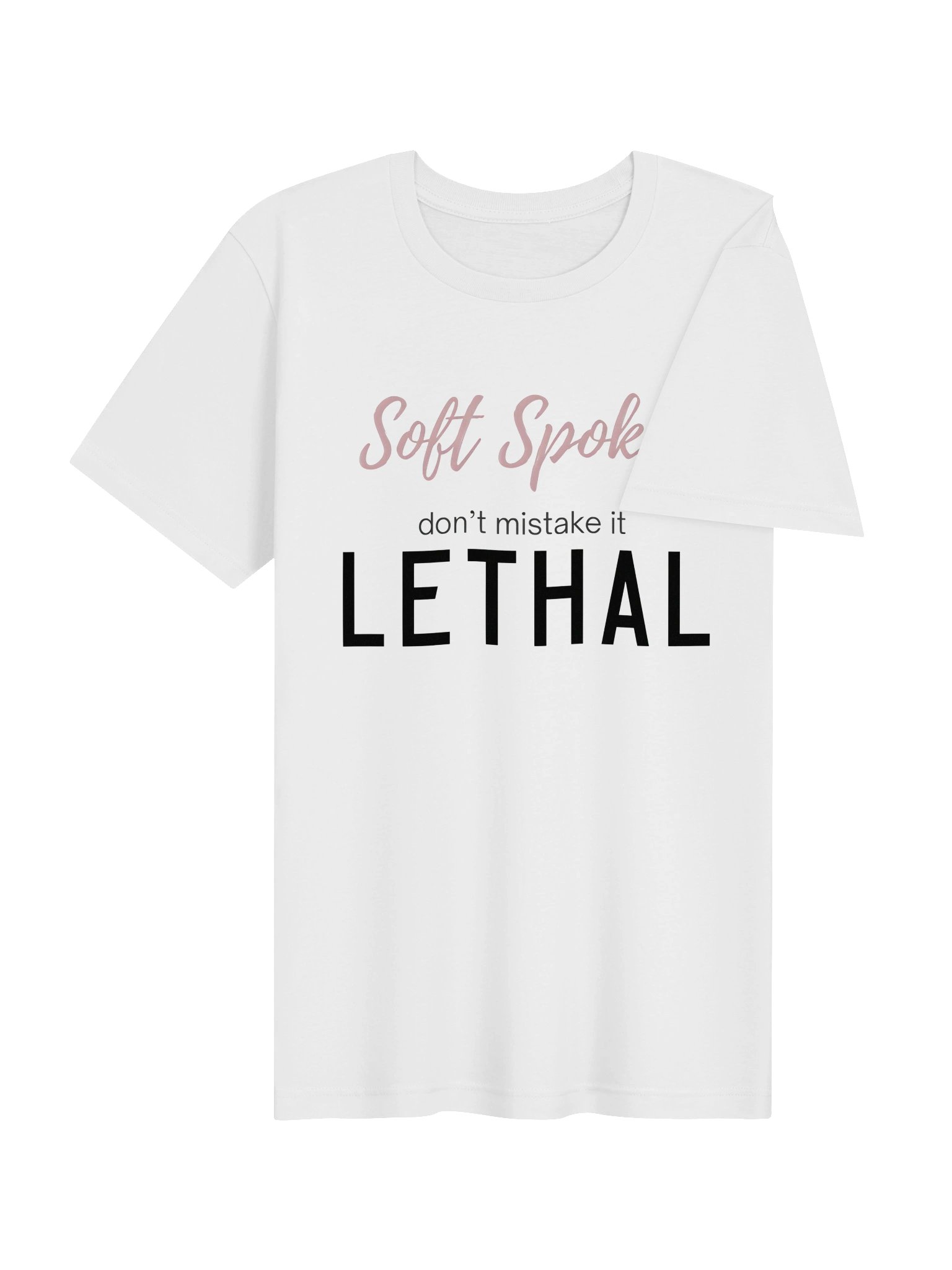 Soft Spoken Don't Mistake it Lethal Tee| Gothic Tattoo- Style By Inkthorn Studio product image (41)