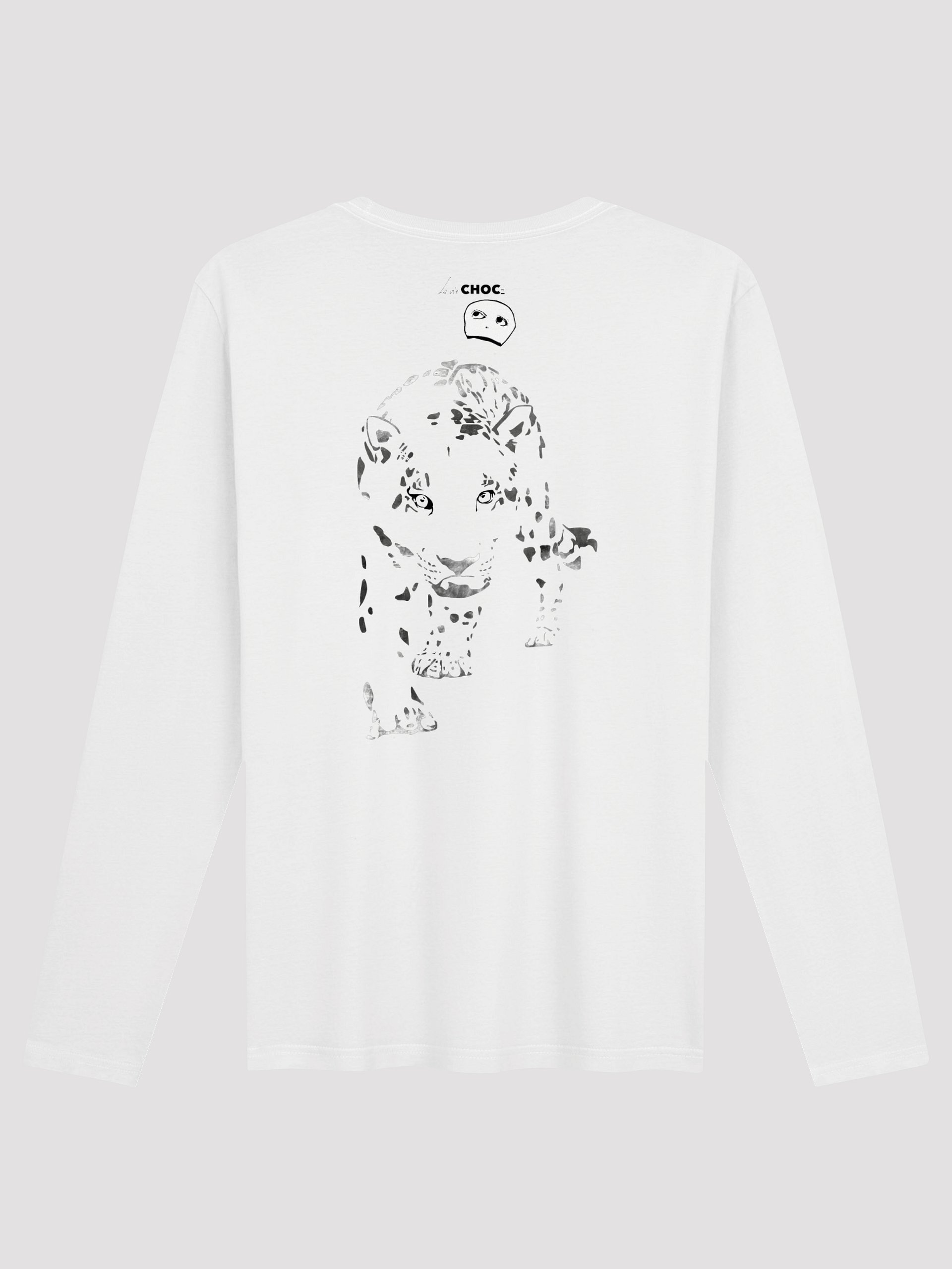 The Silent Spectator Long Sleeve Tee in White product image (2)