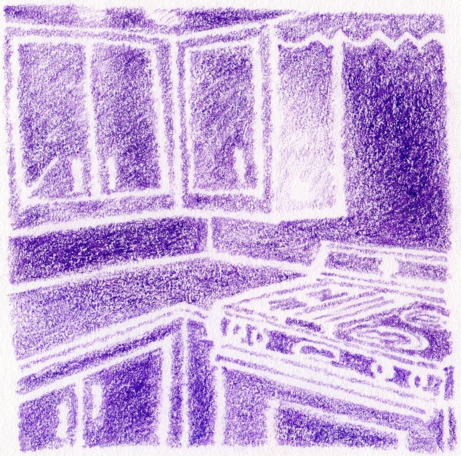Purple Kitchen Print product image (1)