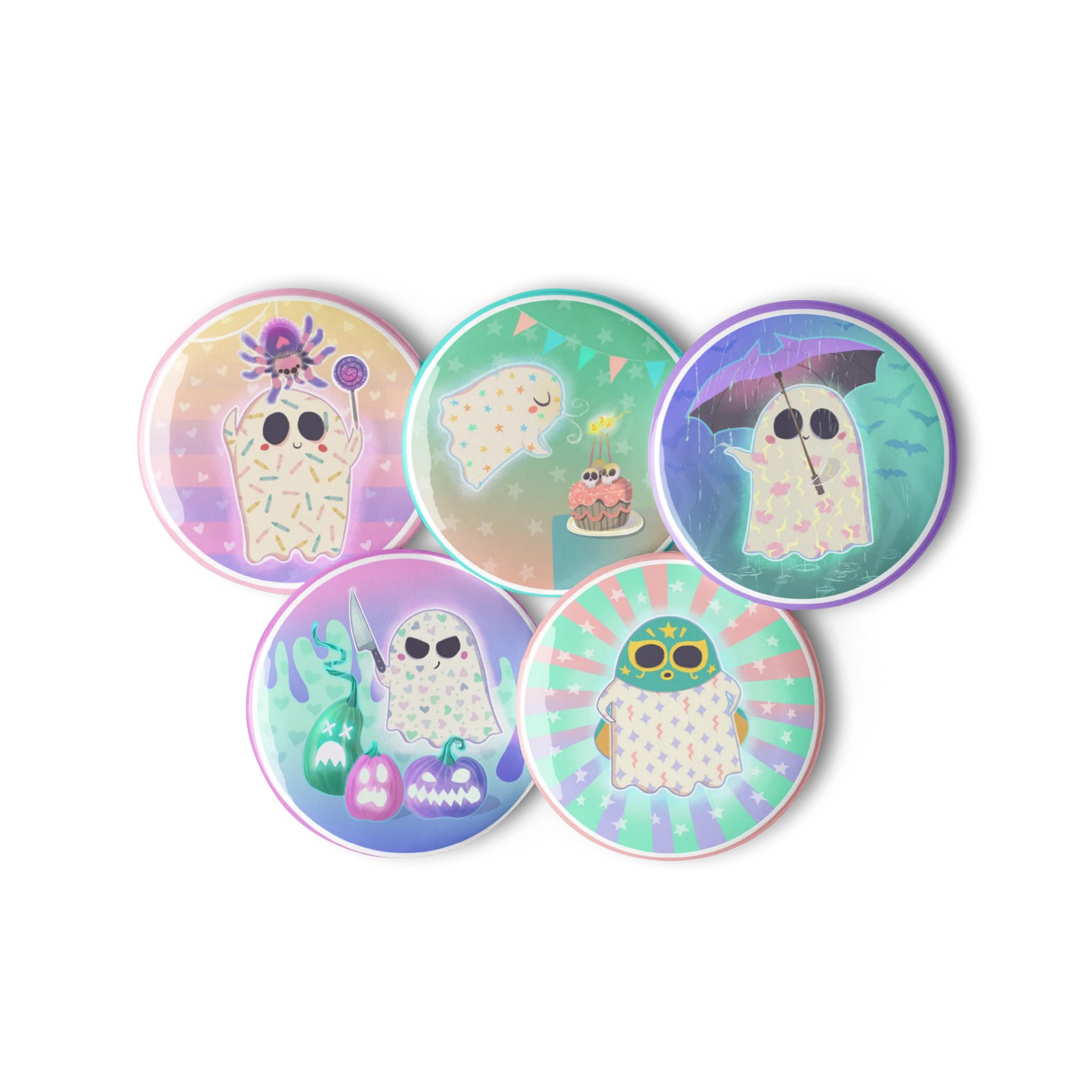 Little Ghost Pin Set #3 product image (2)