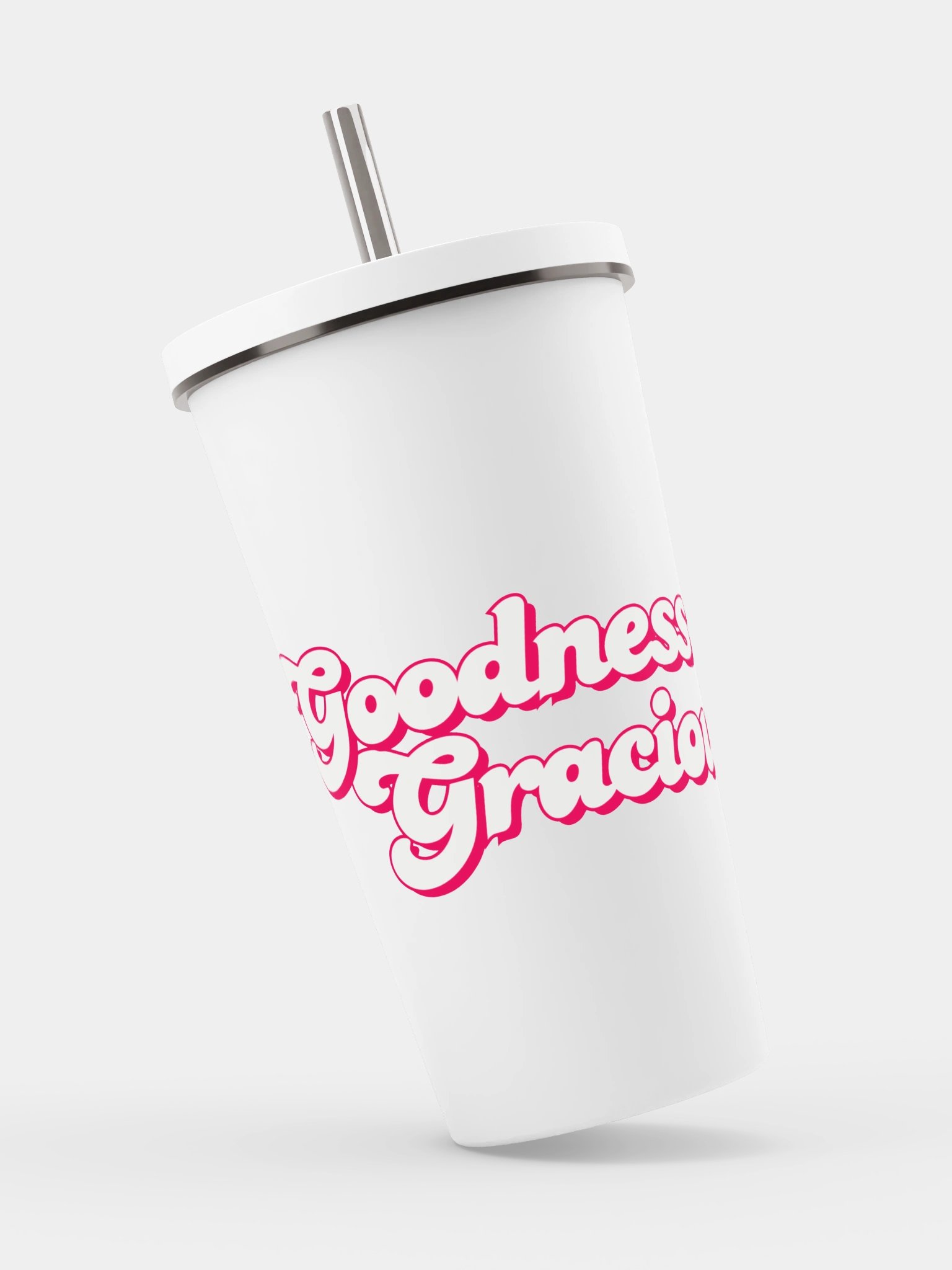 Goodness Gracious Insulated Cup with Straw product image (2)