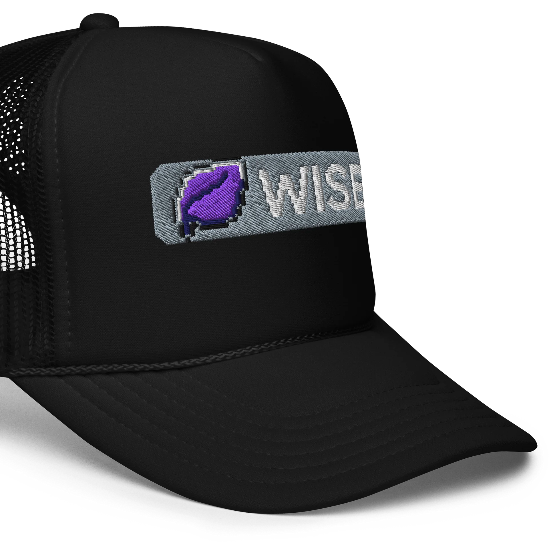 Grape Squad Tag Embroidered Trucker Hat product image (5)
