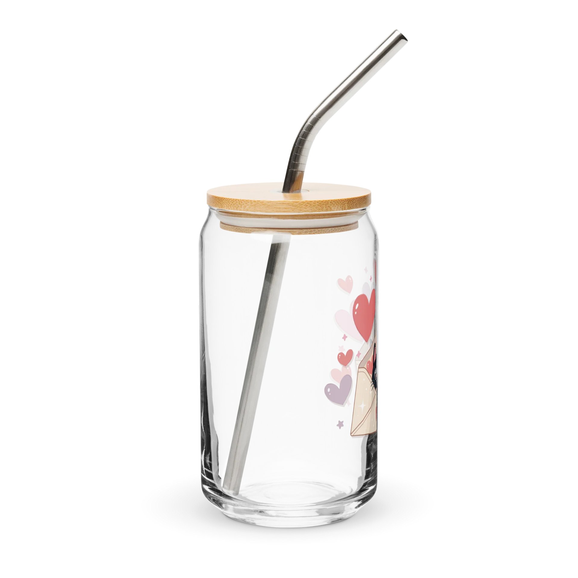 Feline Valentine Envelope - Can-Shaped Glass product image (4)