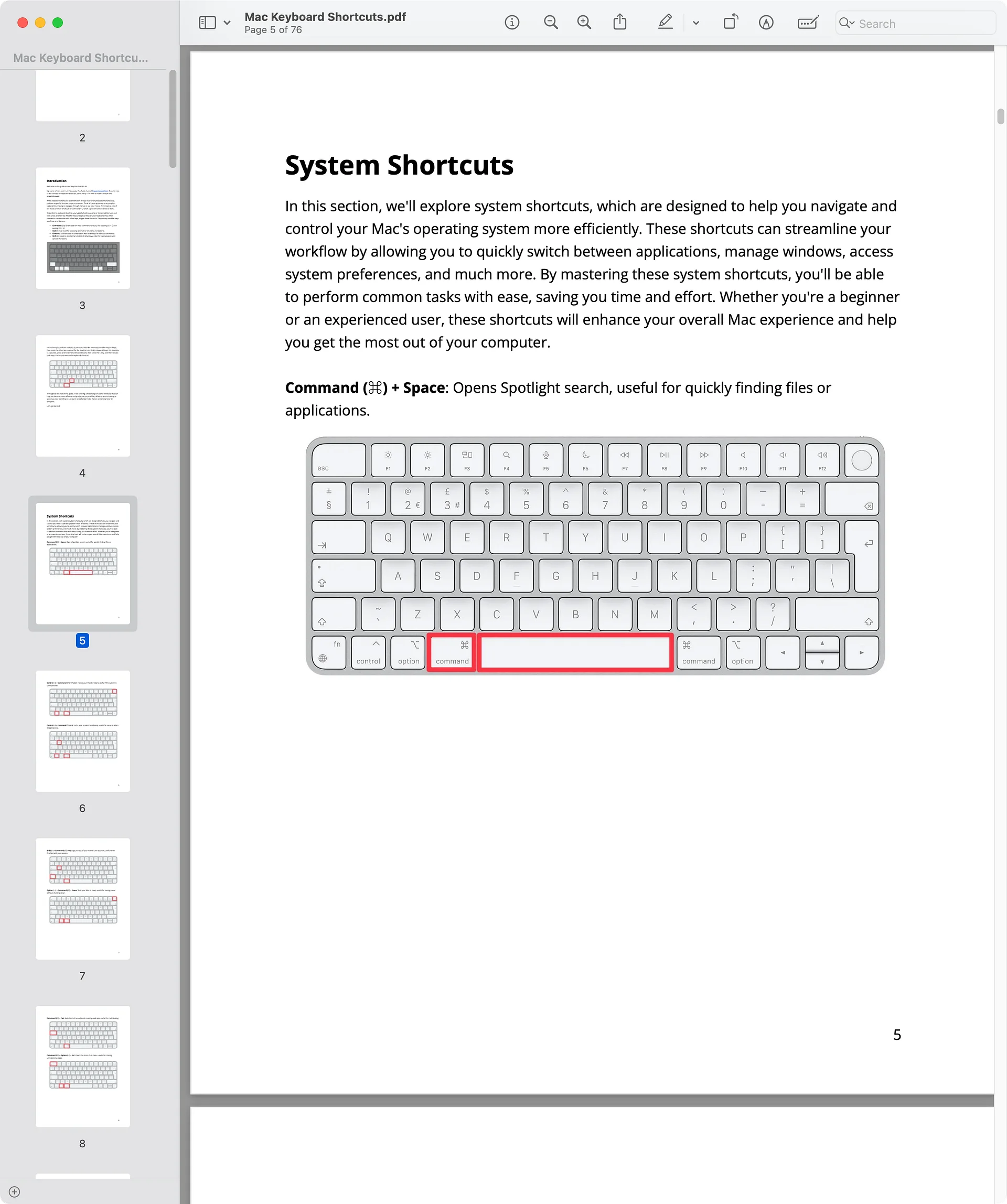 Mac Keyboard Shortcuts - The Ultimate Guide! product image (2)