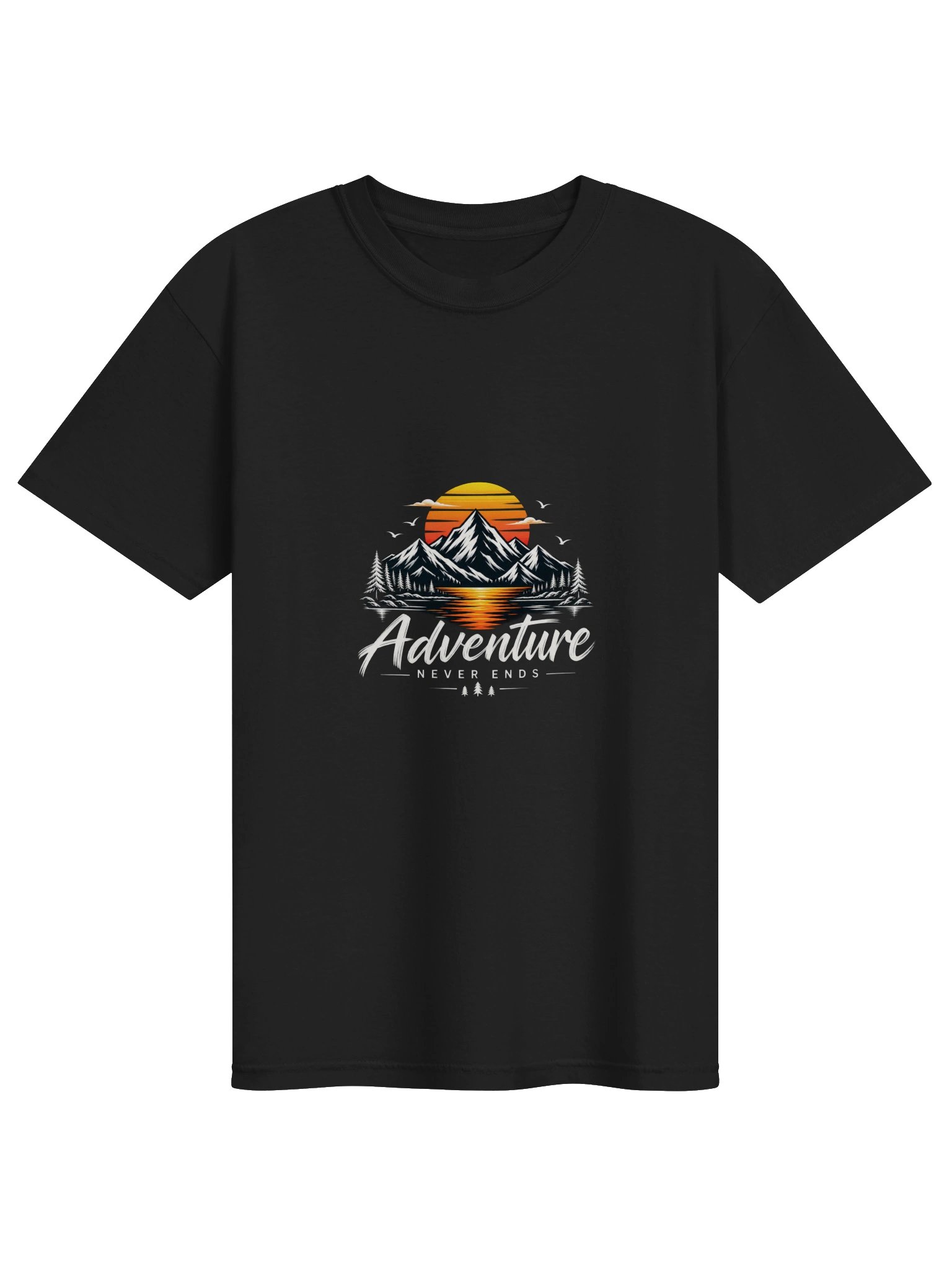 Mountain Adventure T-Shirt – Sunset Hiking Outdoor Graphic Tee product image (4)