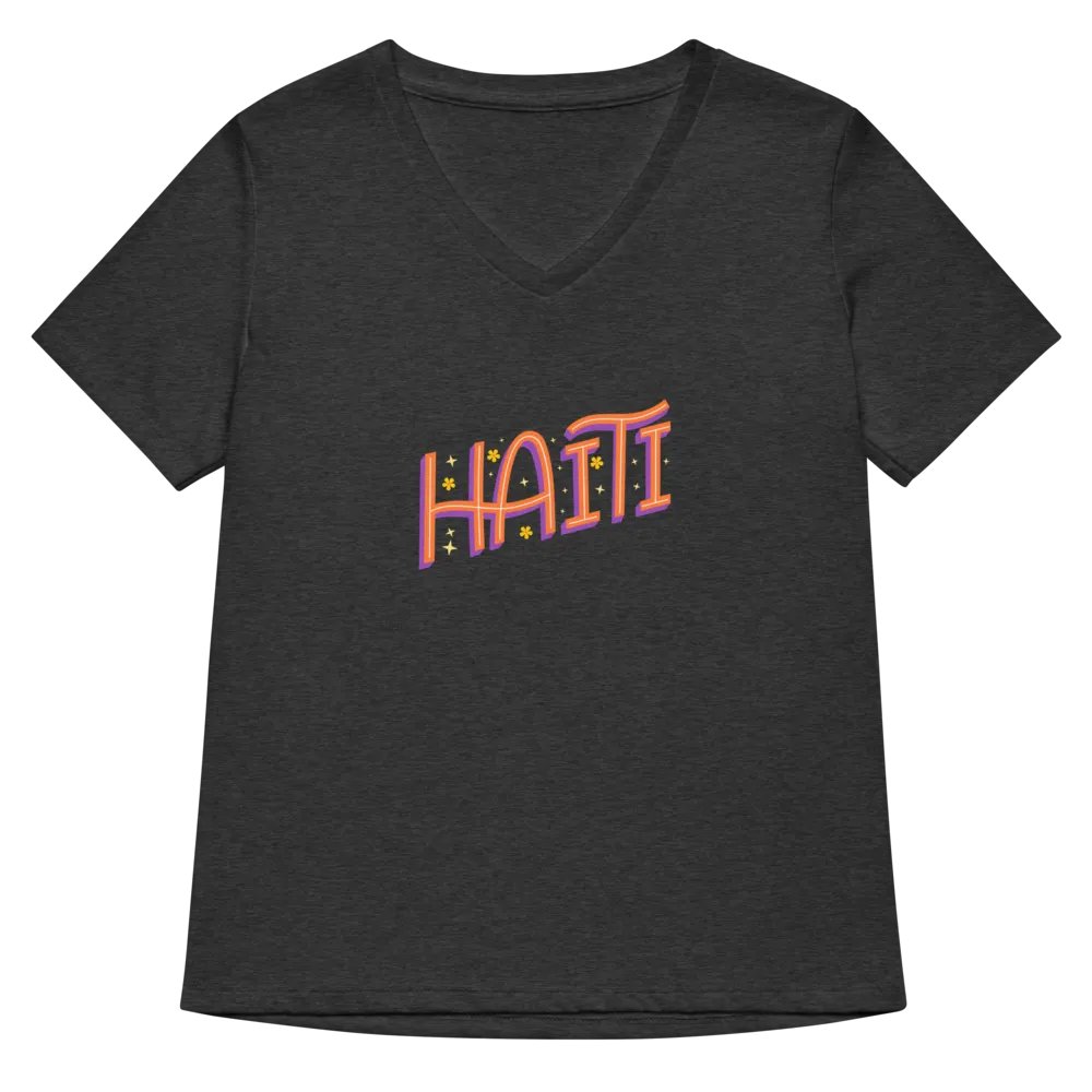 Haiti Celebration V-Neck Tee product image (32)