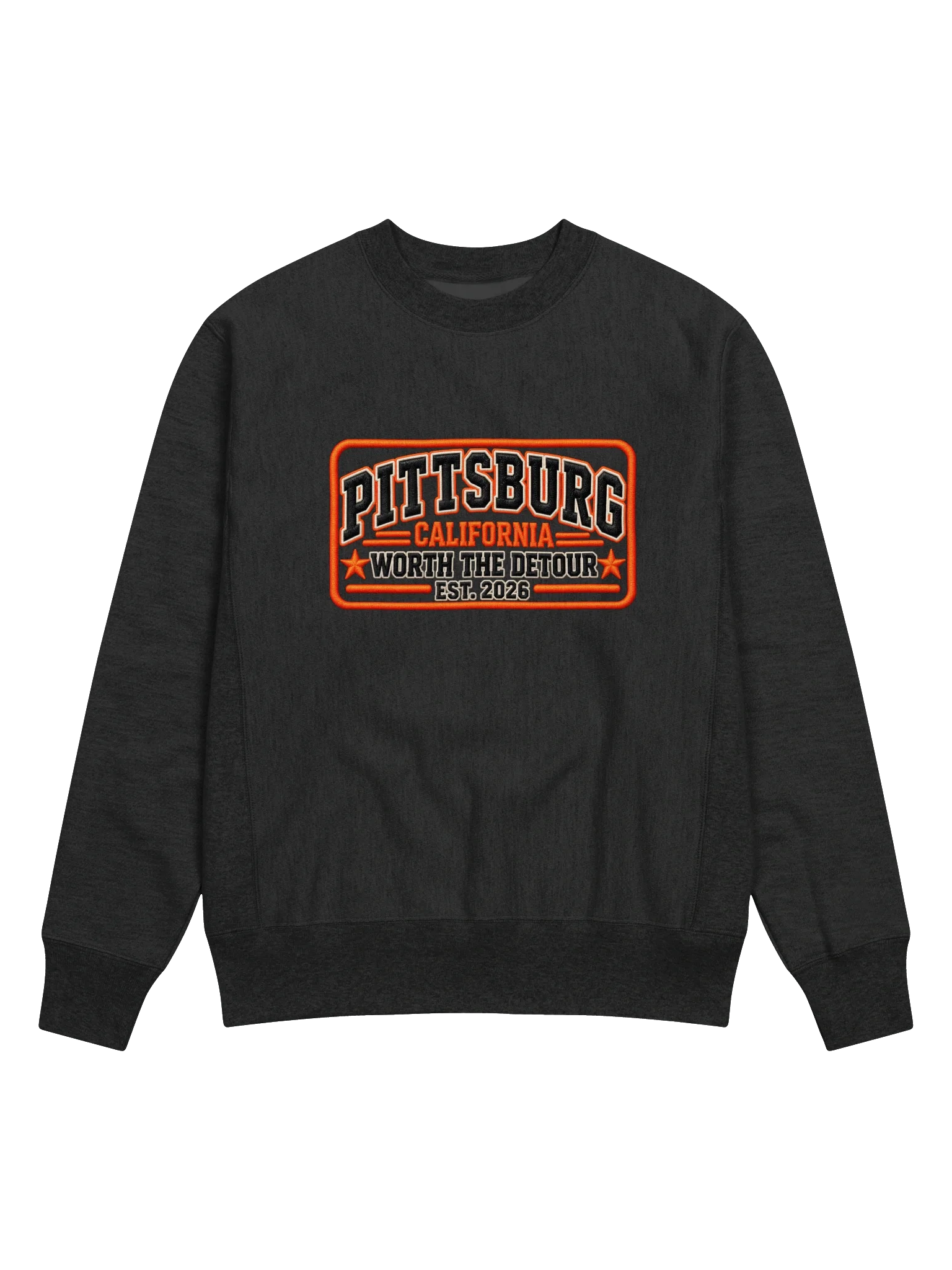 Worth the Detour — Pittsburg Champion Heavyweight Crewneck Sweatshirt