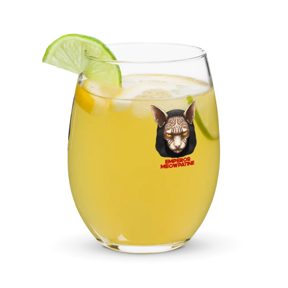 Emperor Meowpatine Wine Glass product image (9)