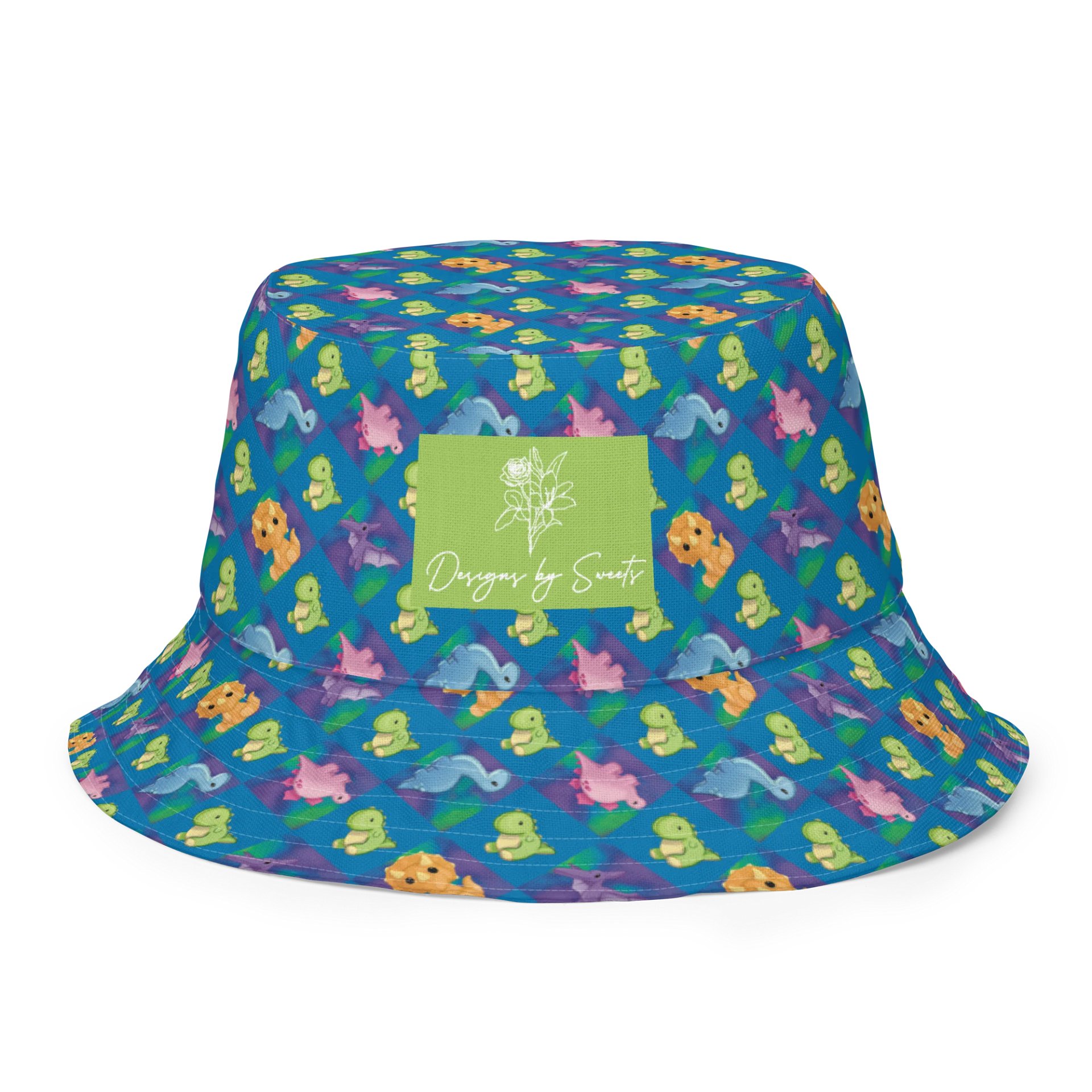 Cozy Dino Reversible Bucket Hat product image (1)