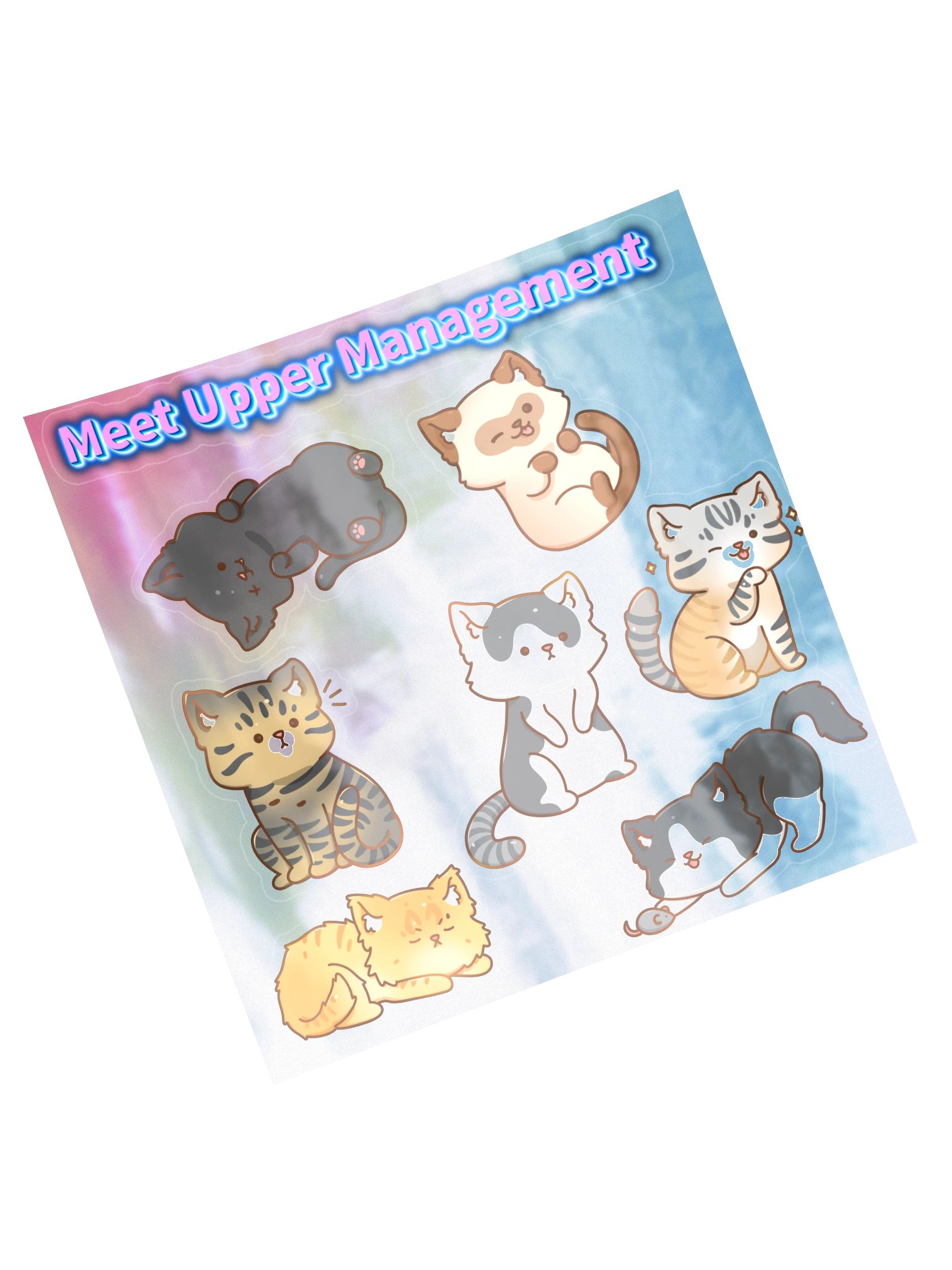 Meows Sticker Sheet product image (5)
