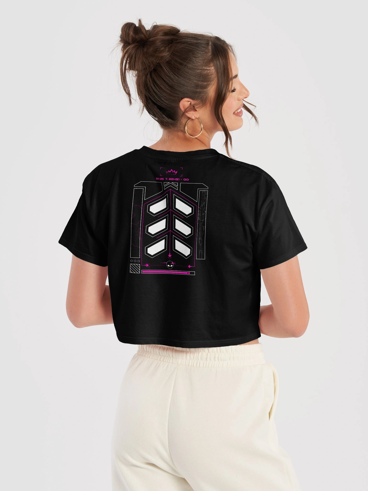 SR 25 Grid Crop Top product image (16)