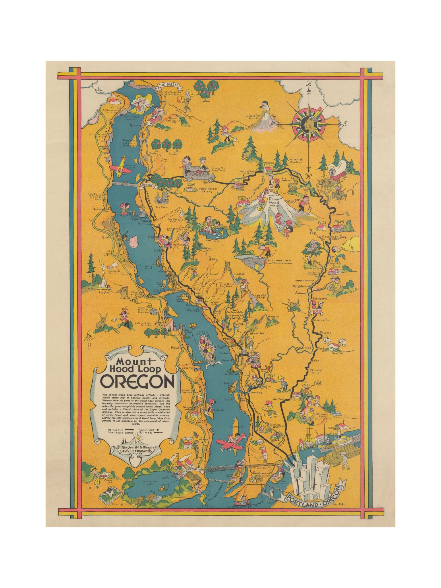 Mount Hood Loop Poster product image (1)
