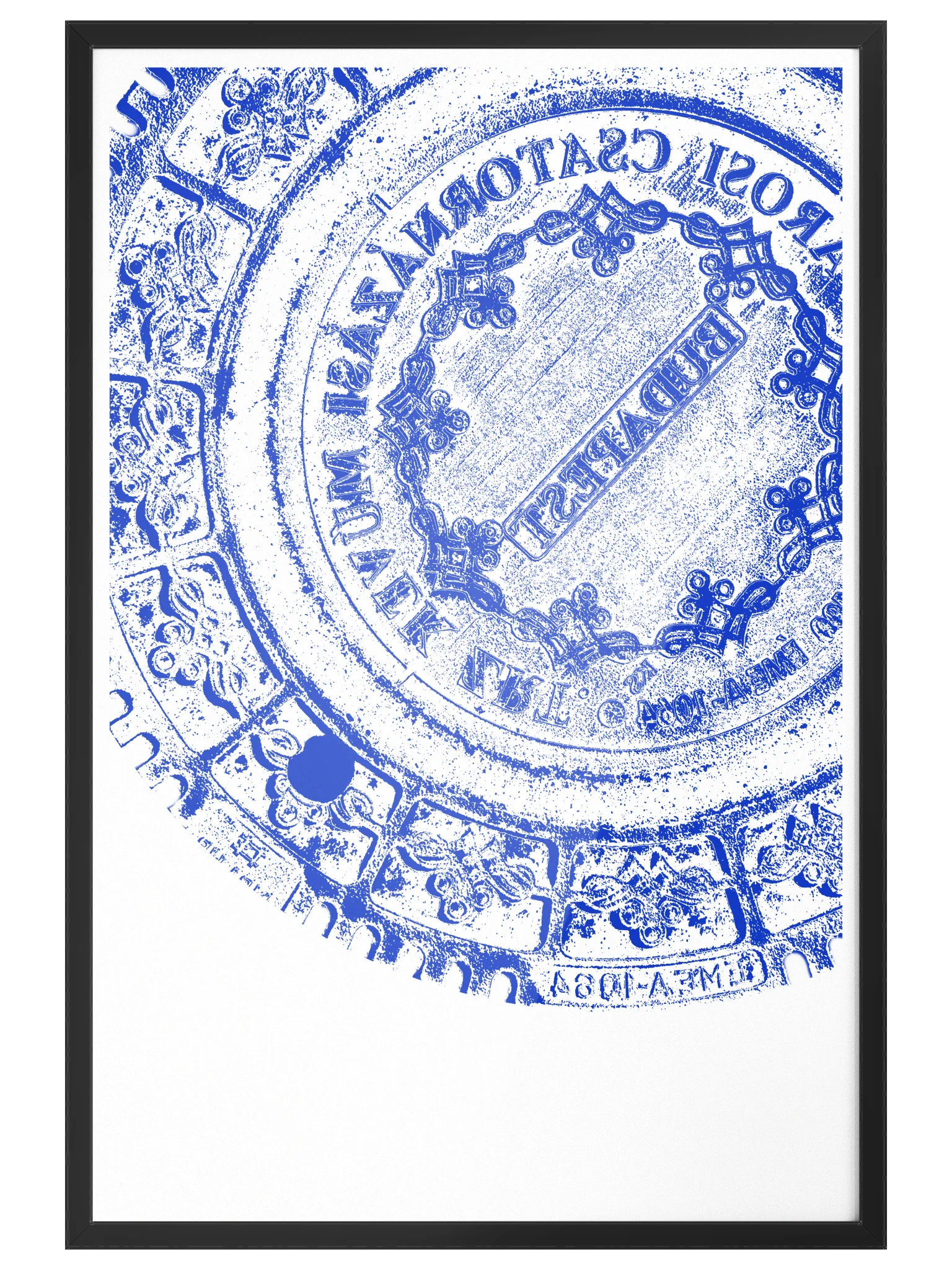 Budapest Sewer Works Framed Print product image (8)