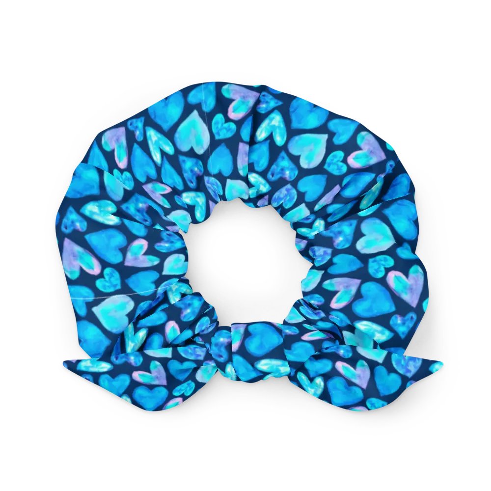 Gradient Hearts All-Over Print Scrunchie product image (4)