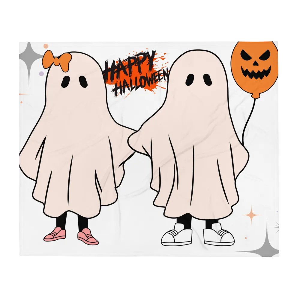 Ghost Friends Throw Blanket product image (3)