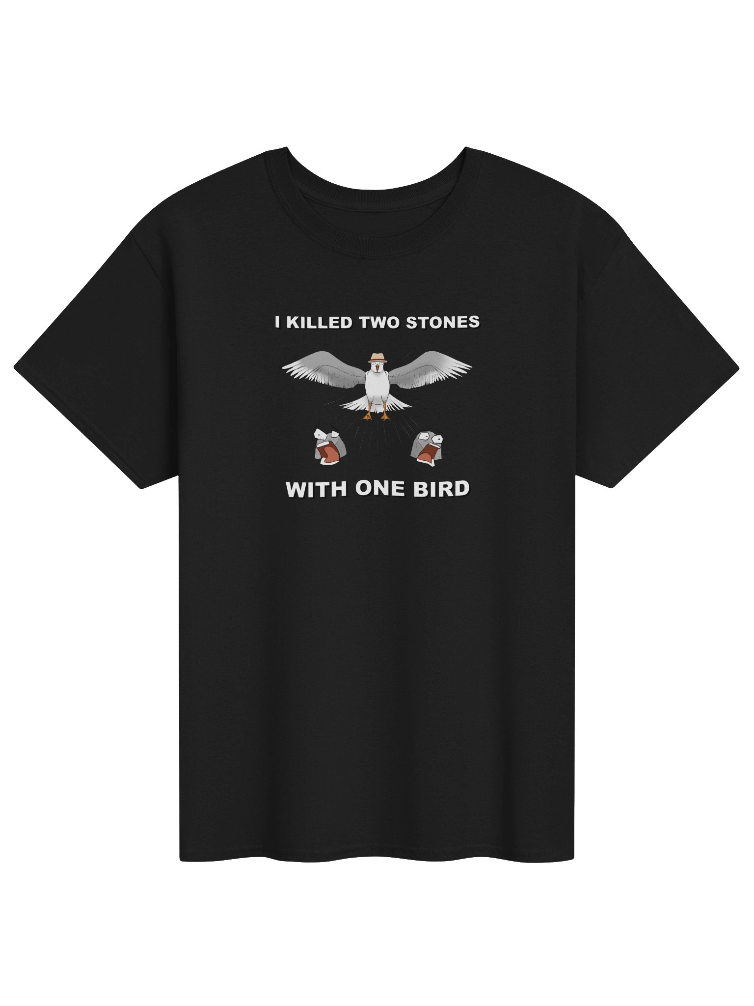 Two Stones with One Bird Shirt product image (3)