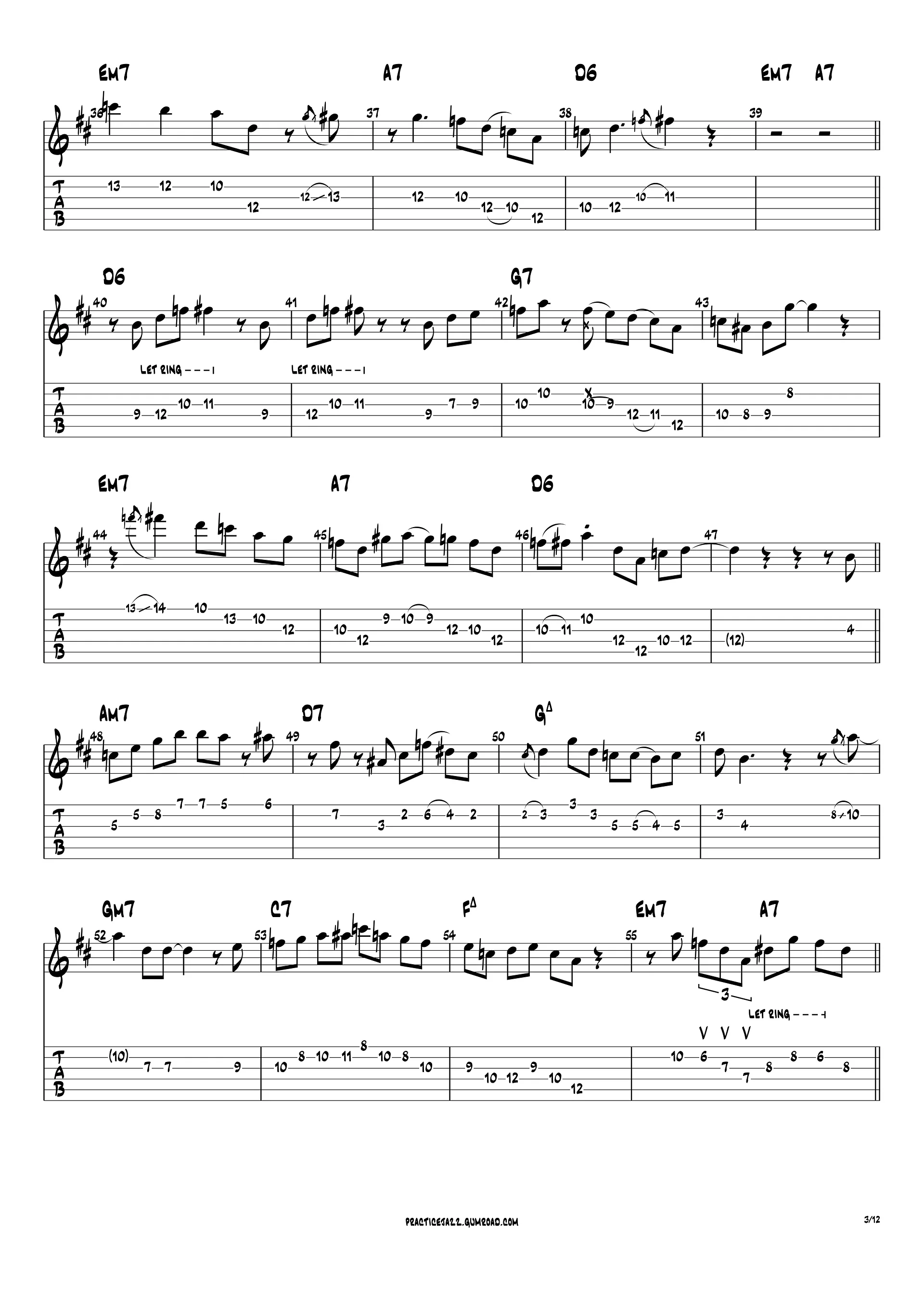 (Transcription GP) Broadway - Kenny Burrell | 1959 A Night At The Vanguard product image (4)